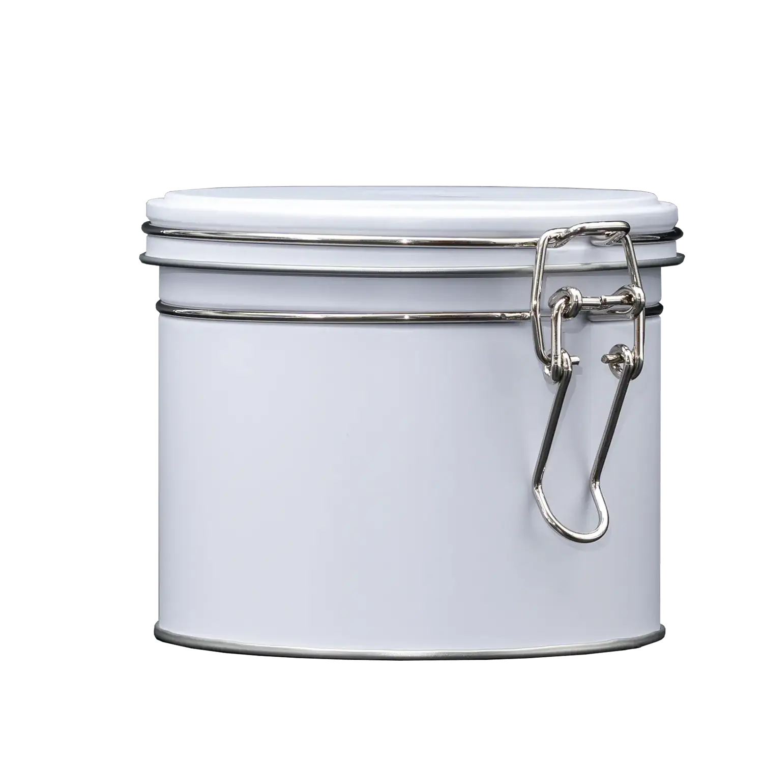 Vorratsdose, 102 x 90 mm, weiß Runde Vorratsdose, 102 × 90 mm, in Weiß