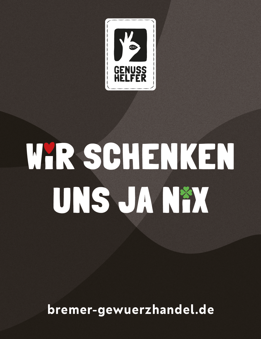 GeNUSSmischung - Wir schenken uns ja nix (schwarz)