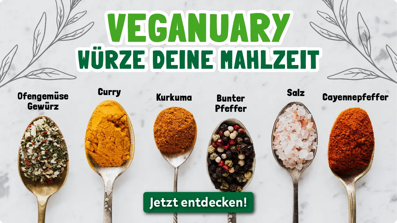 Aktionsbox Veganuary Gewürze für vegetarische und vegane Gerichte