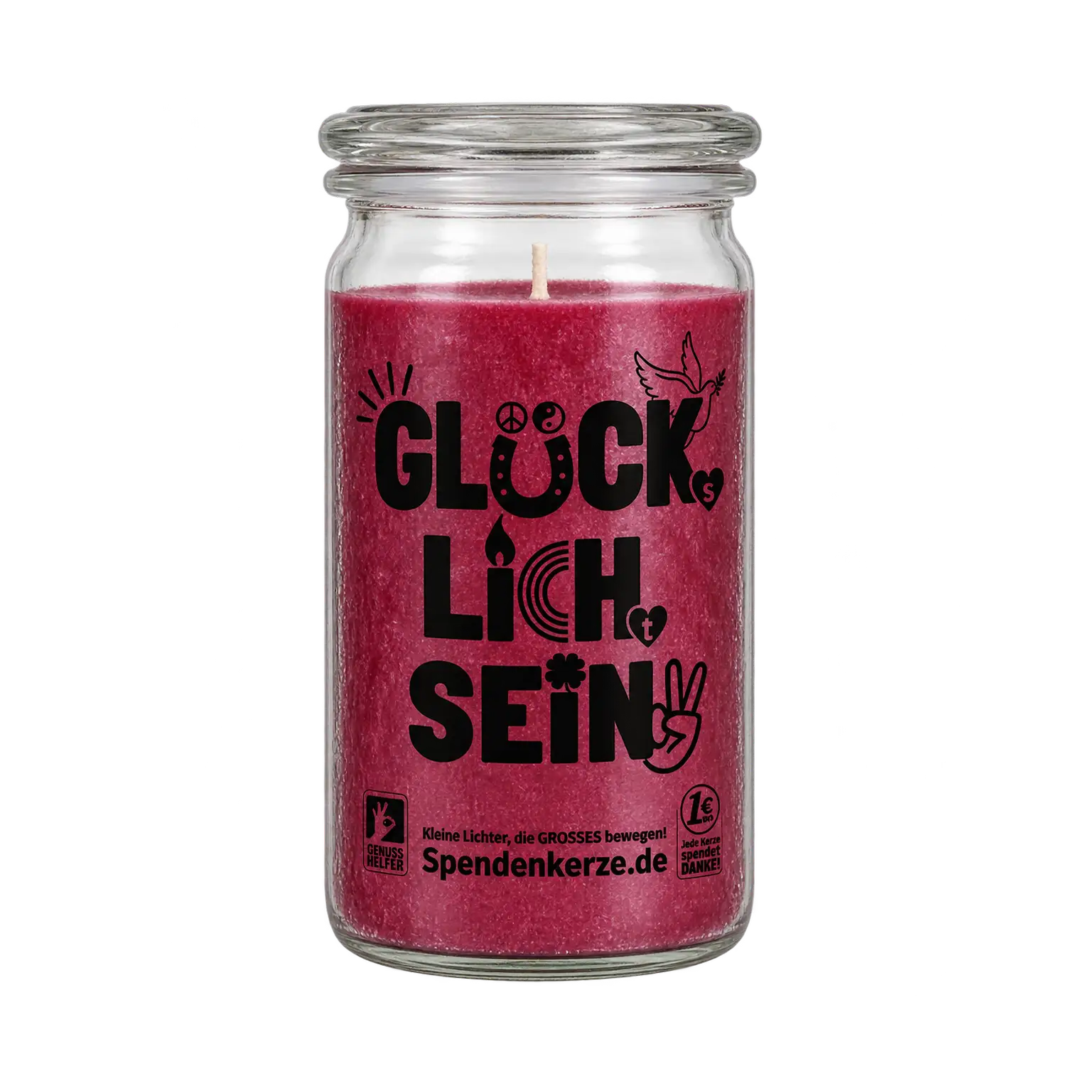 Spendenkerze Kirsche - Vanille