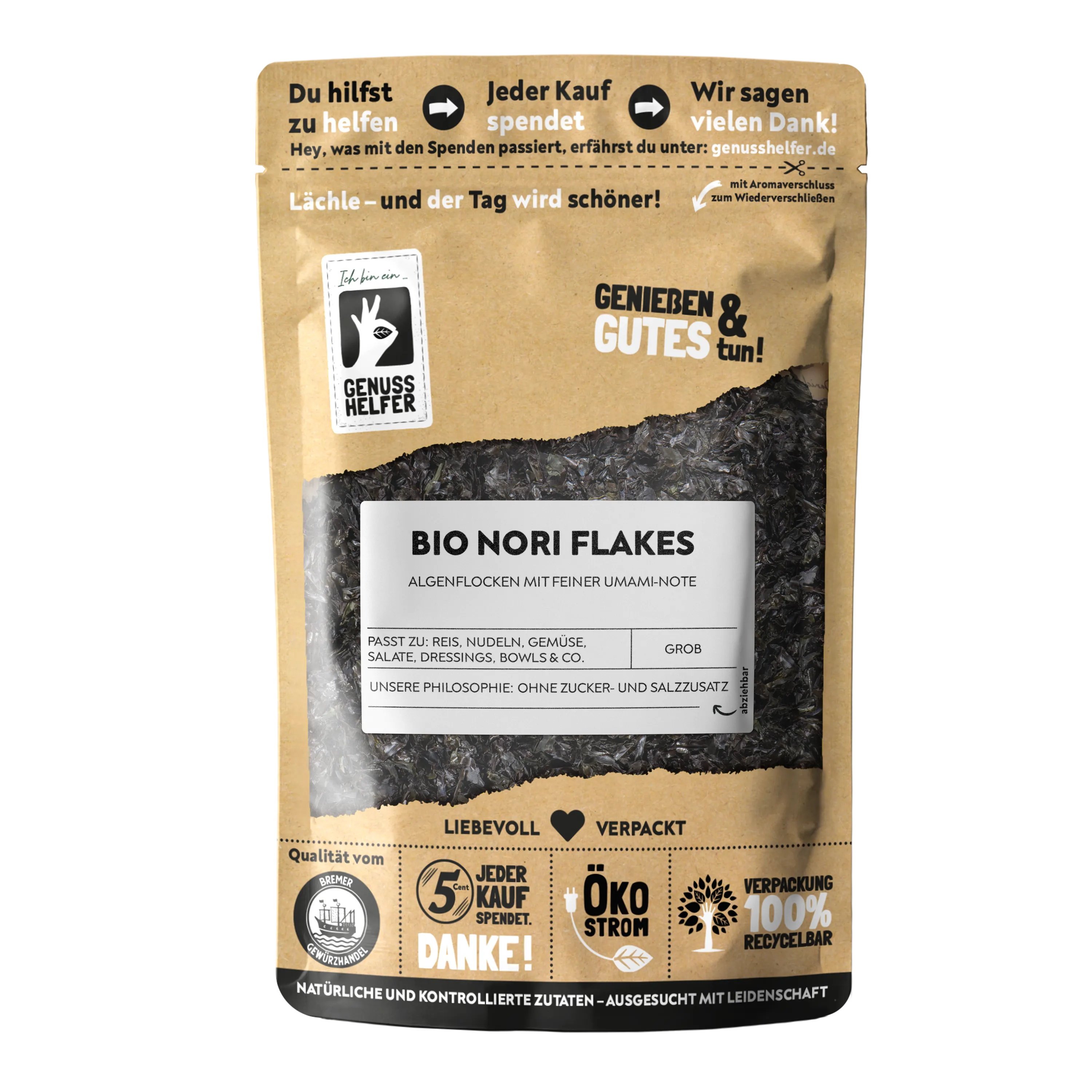 Nori Flakes, BIO