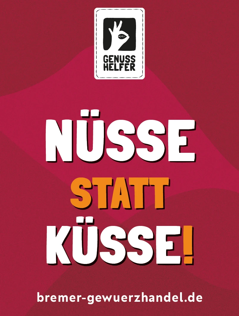 GeNUSSmischung - Nüsse statt Küsse