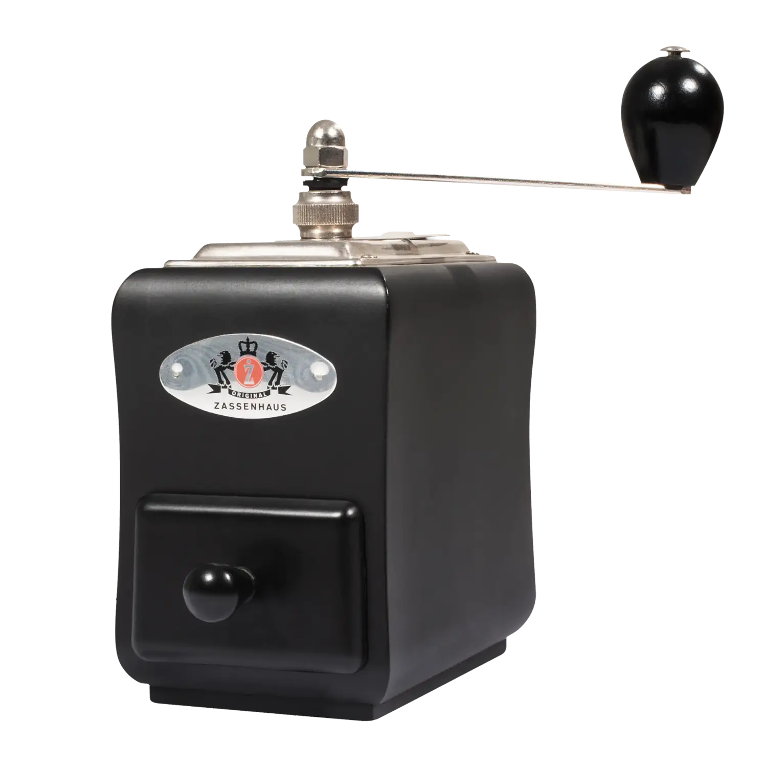 Zassenhaus Kaffeemühle Santiago, Buche schwarz Kaffeemühle „Santiago“ von Zassenhaus in Schwarz