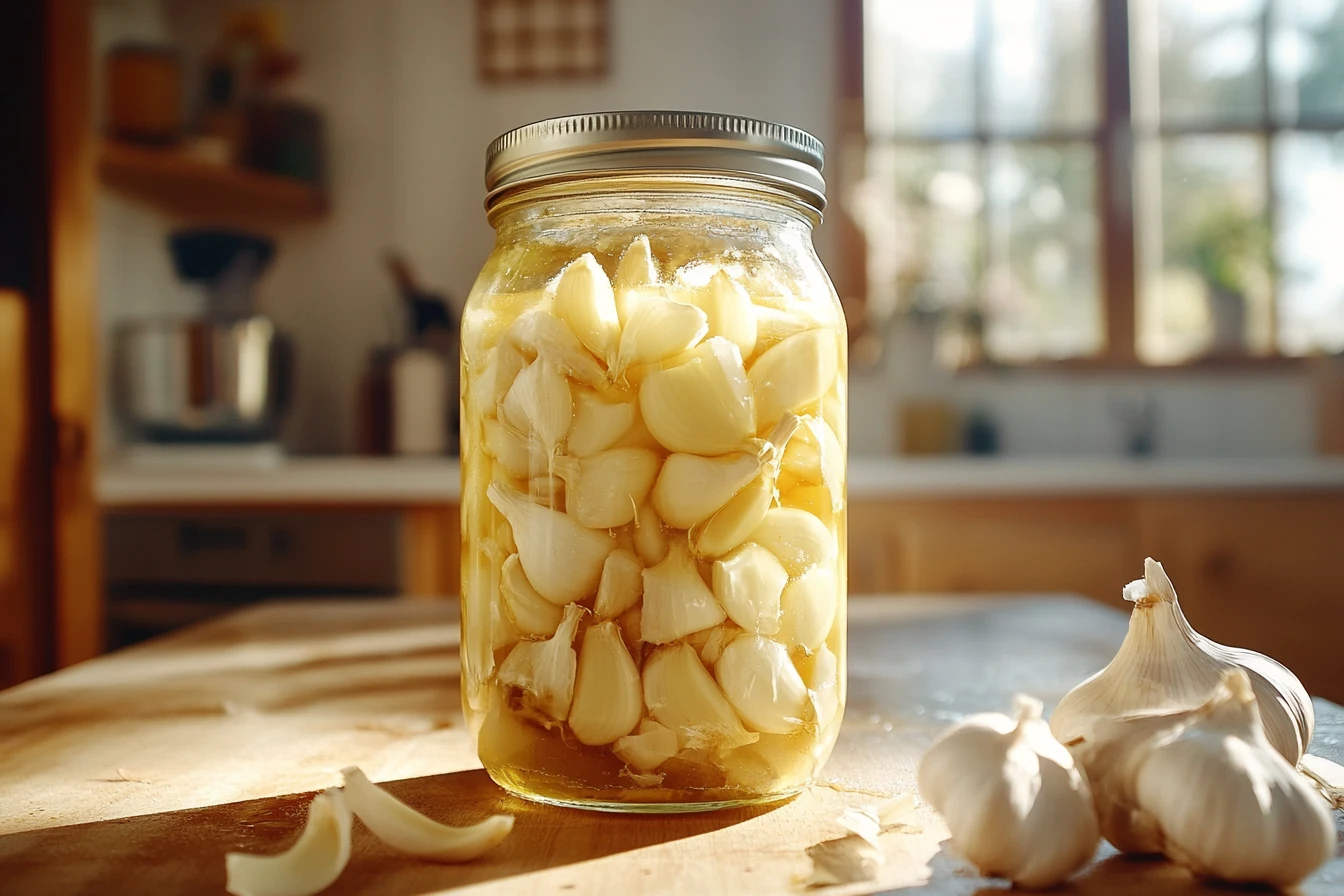 Fermentieren: Knoblauch in Honig