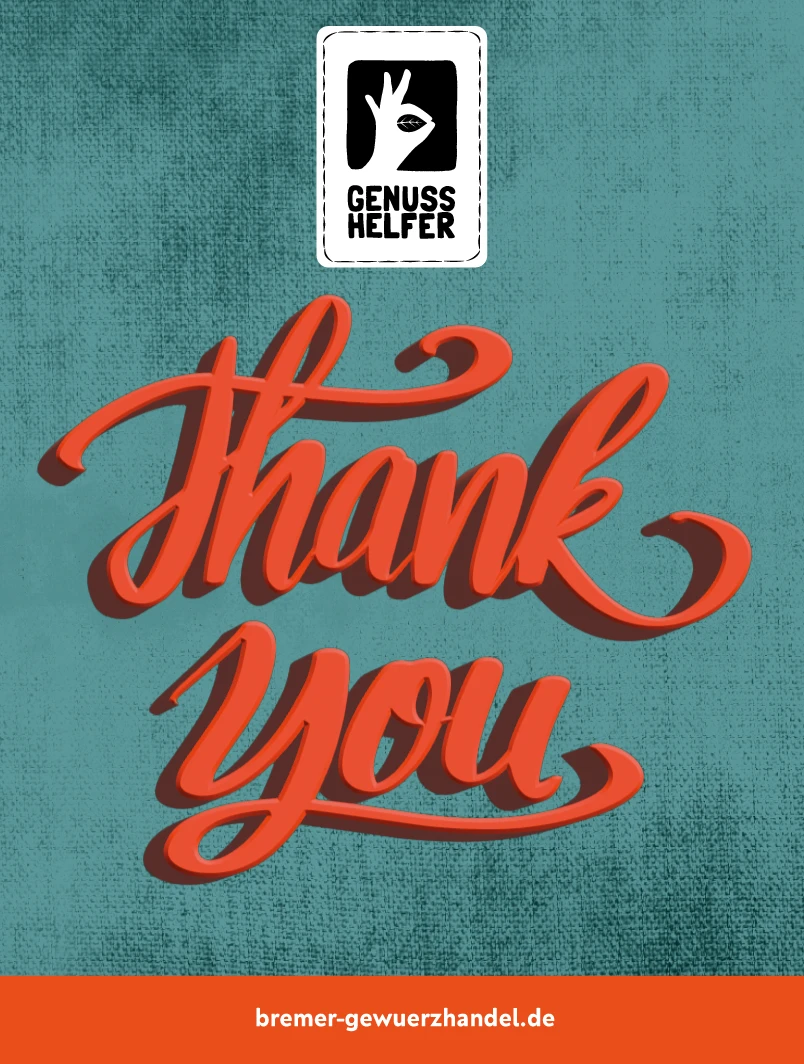 Nuss-Frucht-Mischung „Thank you“ in einem Glas mit individualisierbarem Etikett
