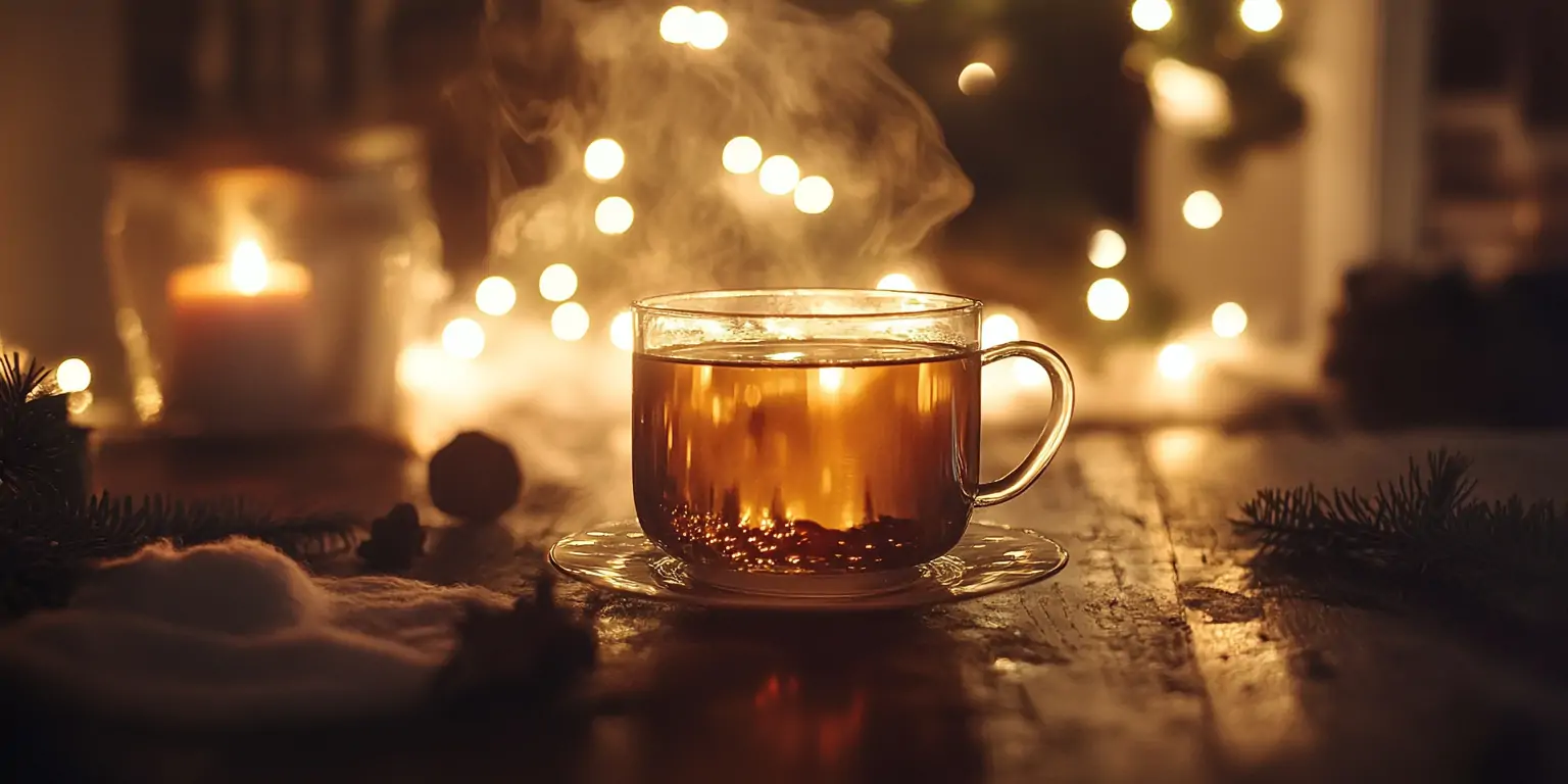 Weihnachtlicher Tee als Heißgetränk in der Adventszeit