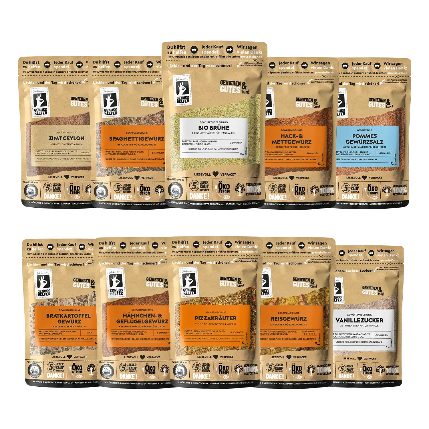 Genuss-Set - Kids, 10 Tlg. Zusammenstellung der Artikel des Genusssets „Kids Box“