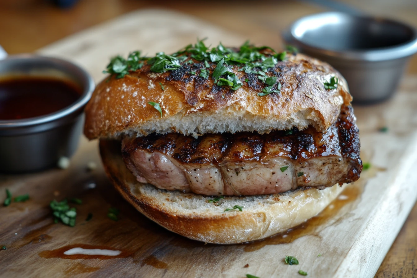 Steakbrötchen Steakbrötchen