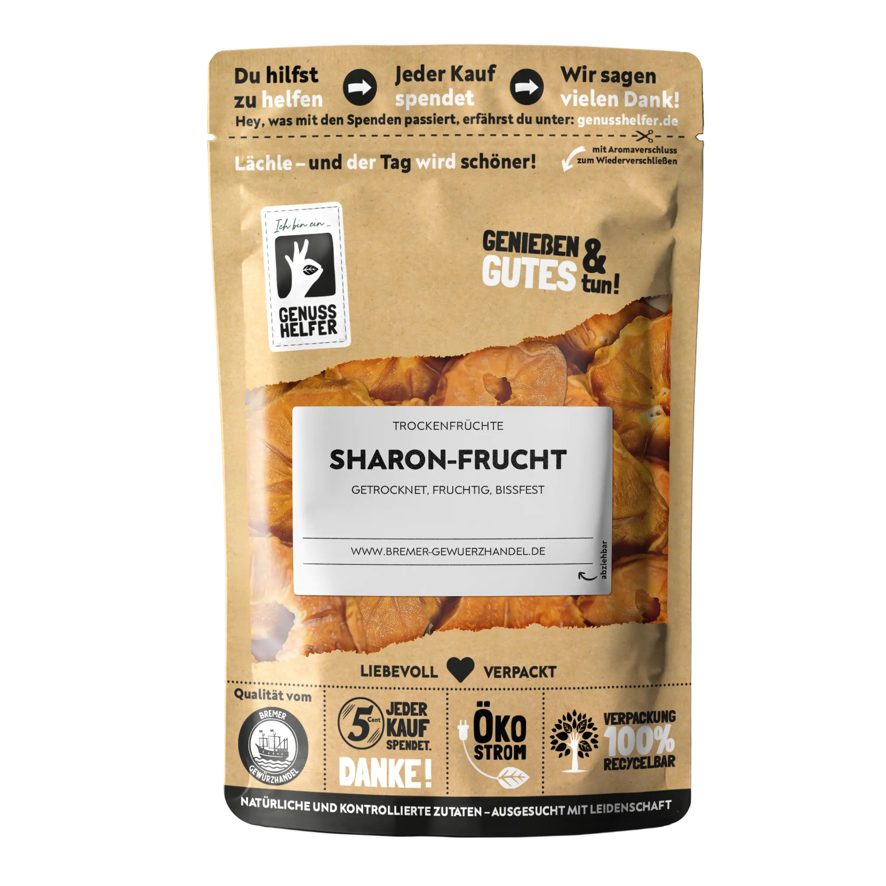 Sharon-Frucht, getrocknet
