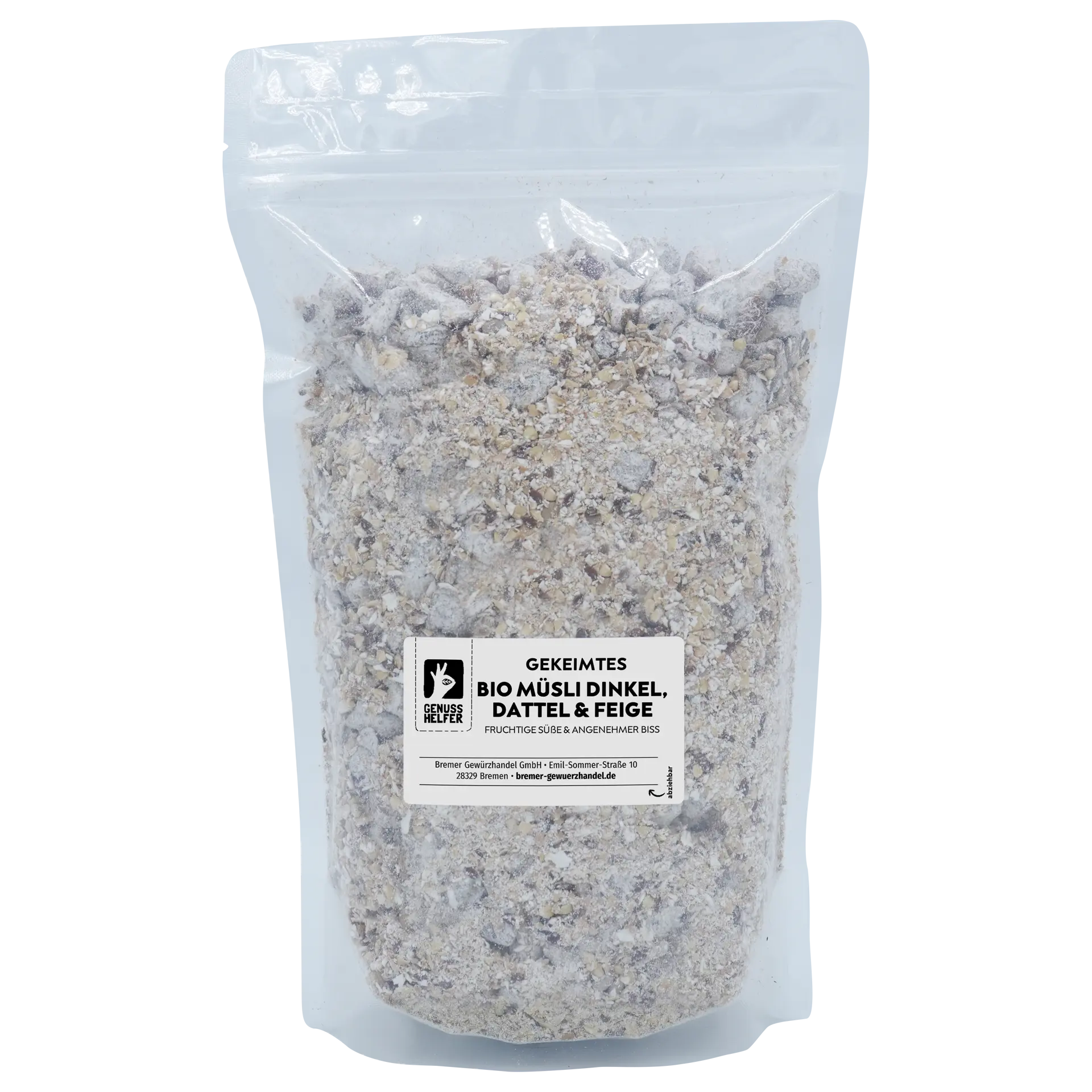 Gekeimtes Müsli, Dinkel, Dattel & Feige, BIO