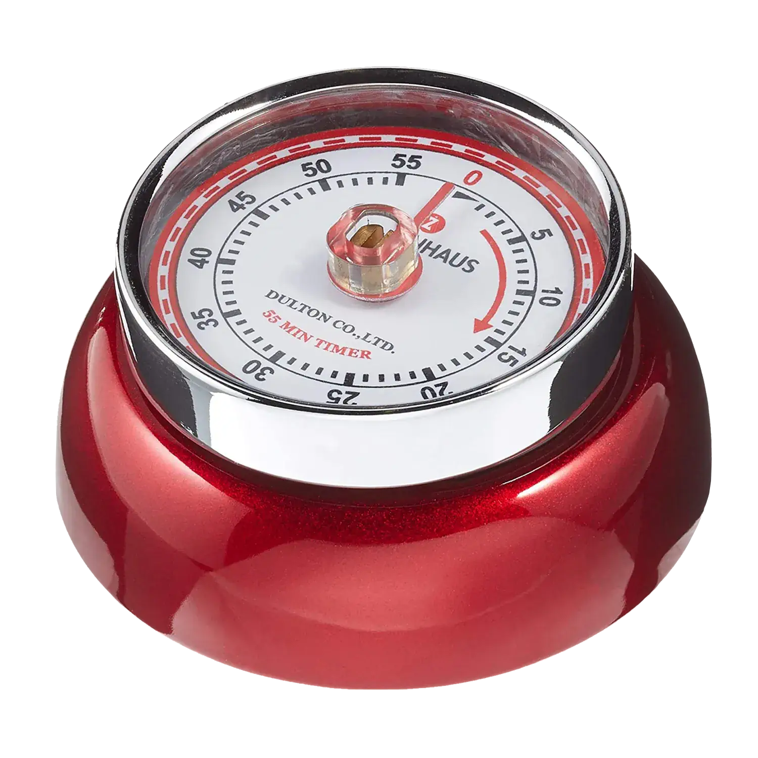 Zassenhaus Küchentimer / Eieruhr retro, rot metallic Zassenhaus Küchentimer SPEED in Rot Metallic