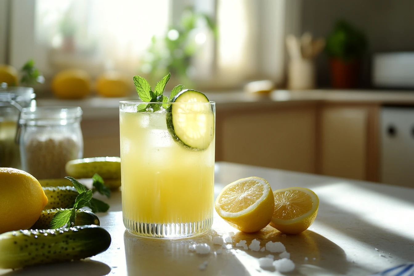 Gewürzgurken-Limonade