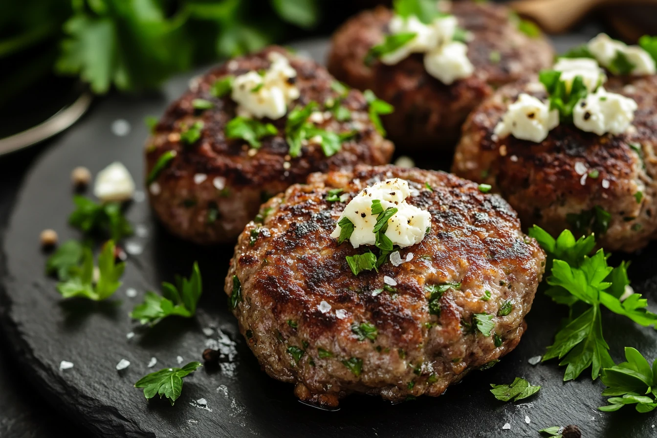 Griechische Bifteki Griechische Bifteki