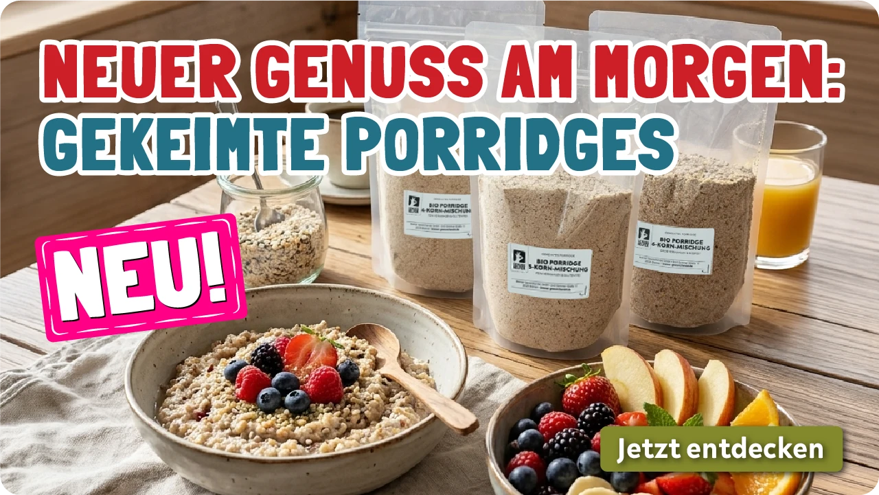 Aktionsbox Gekeimte Porridges Porridge 
