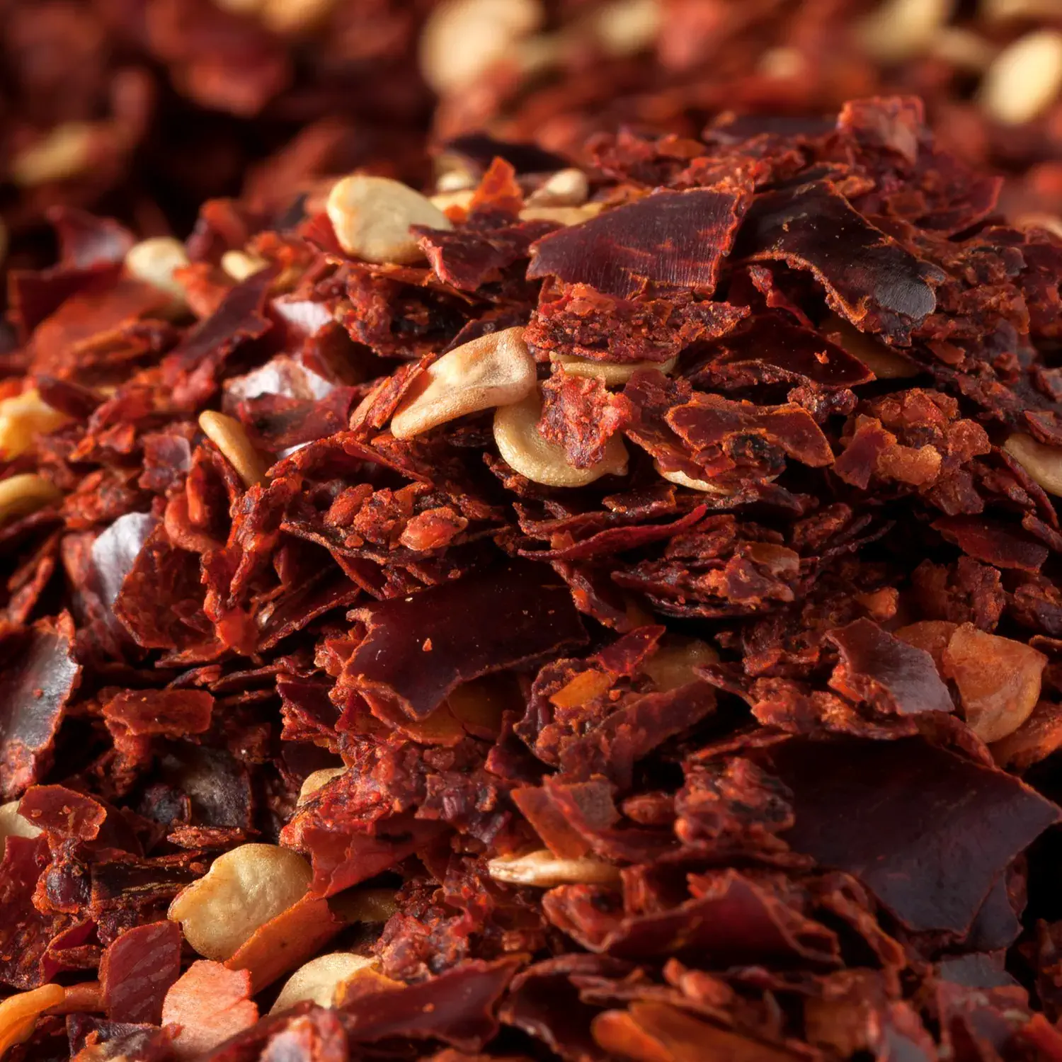 Detailansicht von geschrotetem Piri-Piri