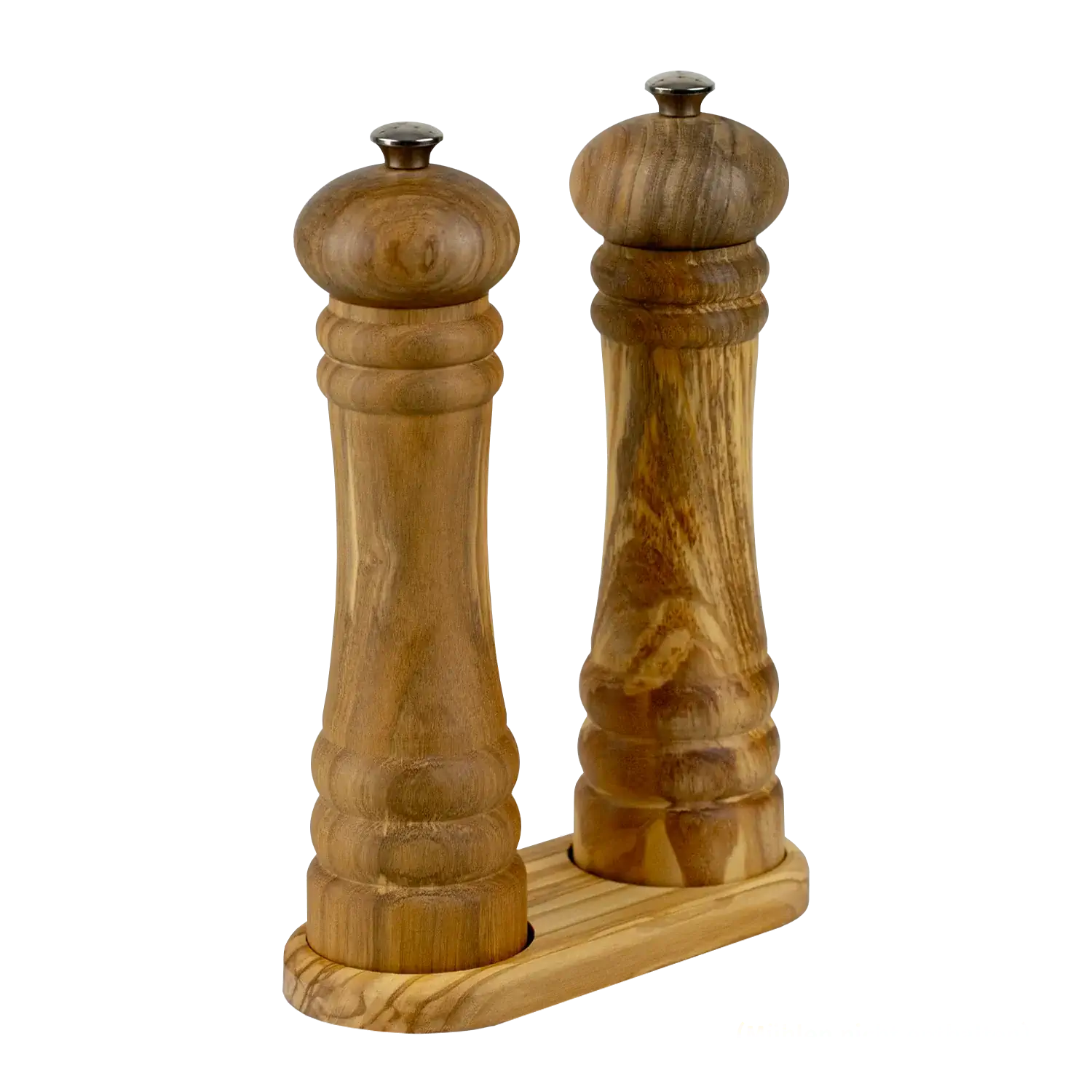 Zassenhaus Mühlenuntersetzer für zwei Mühlen, Olivenholz Untersetzer für zwei Mühlen aus Olivenholz von Zassenhaus