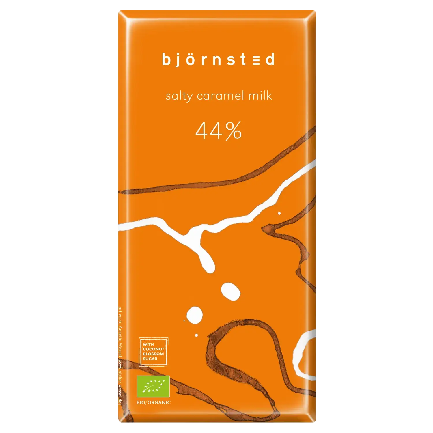 Björnsted Bio Milk Salty Caramel Bio-Milchschokolade „Salty Caramel“ von Bjoernsted