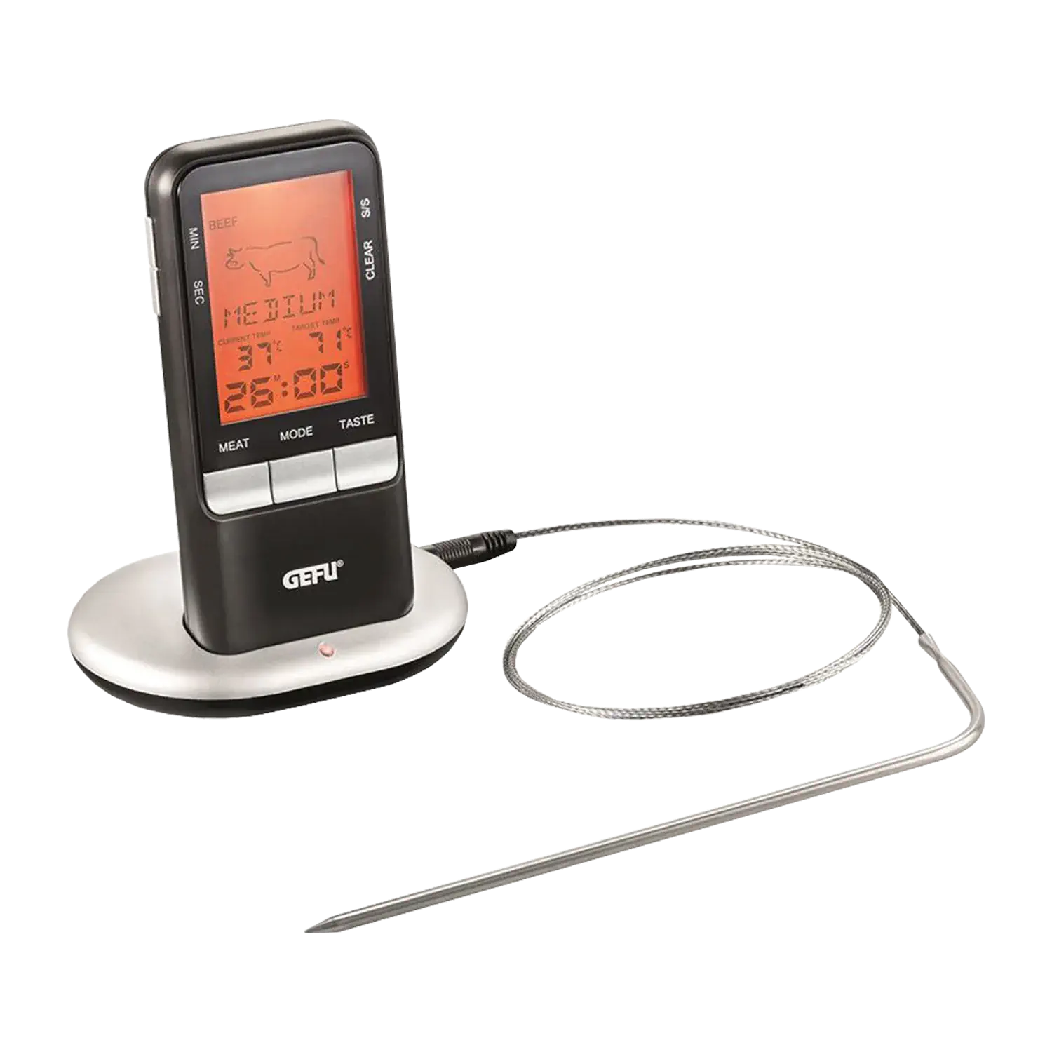 GEFU Digitales Funk-Bratenthermometer mit Timer Digitales Funk-Bratenthermometer mit Timer von GEFU