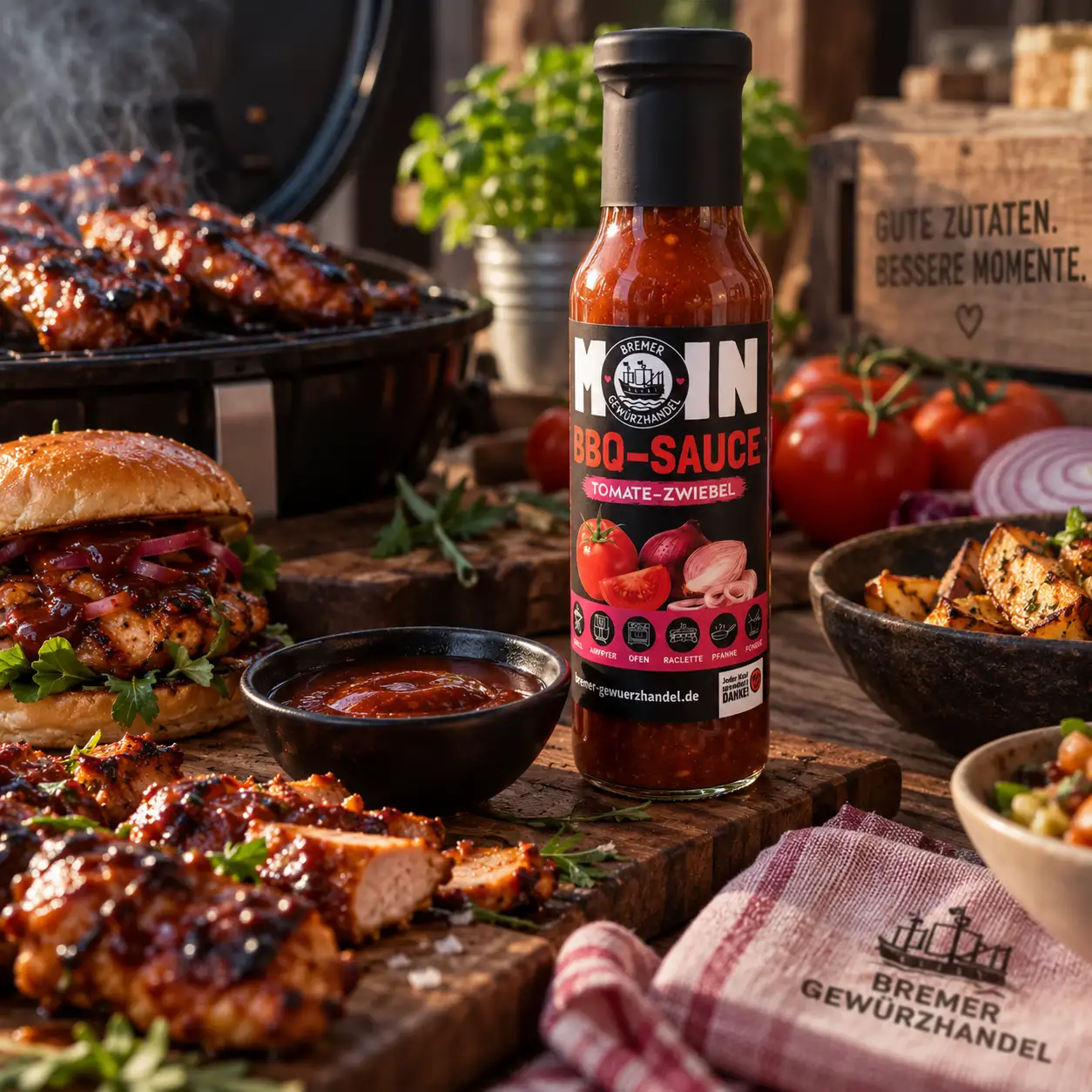 BBQ Sauce Tomate & Zwiebel