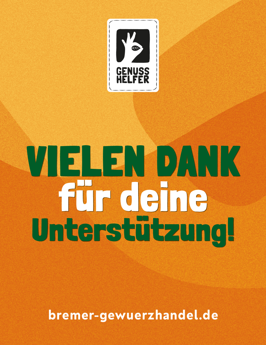 GeNUSSmischung - Vielen Dank für deine Unterstützung!