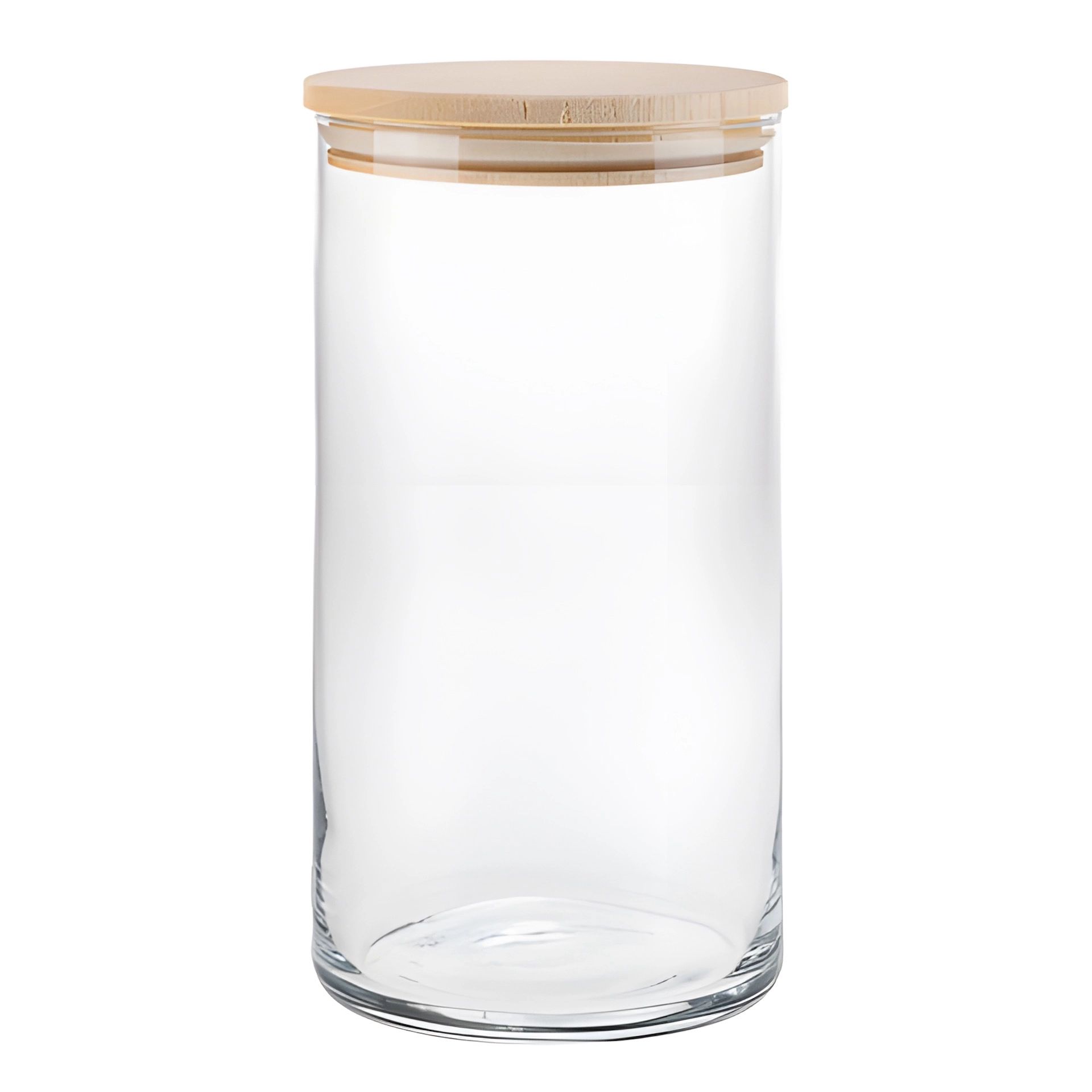 Vorratsglas Inga 1210 ml, mit Holzdeckel