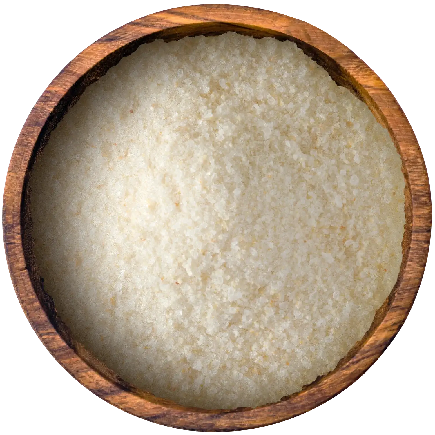 Ingwer Knoblauch Salz, Salzen DaLuxe Vorderansicht eines Beutels mit gemahlenem Ingwer-Knoblauch-Salz