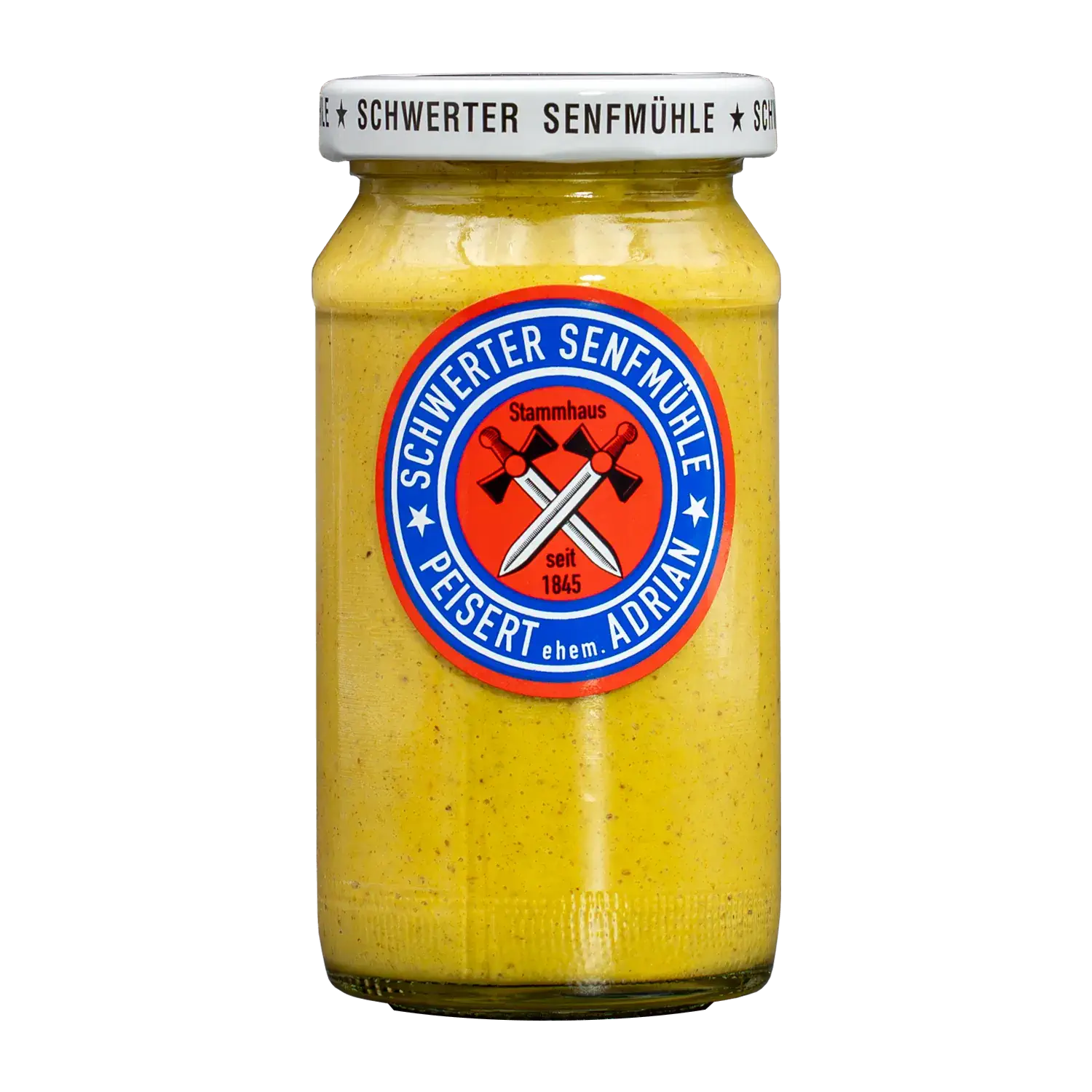 Curry Senf Curry-Senf der Schwerter Senfmühle im Glas