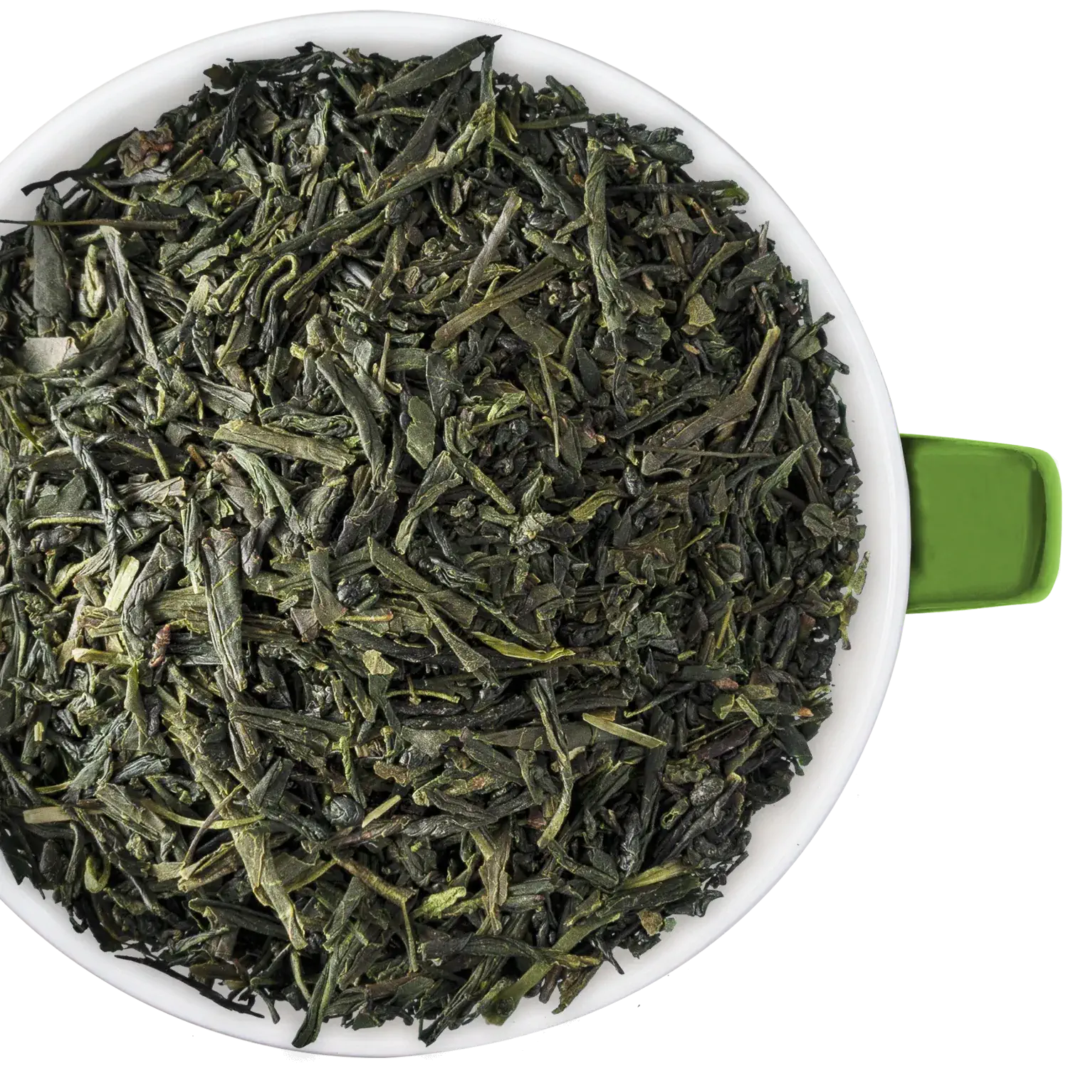 Japan Sencha, BIO Vorderansicht eines Beutels mit japanischem Sencha Bio-Grüntee