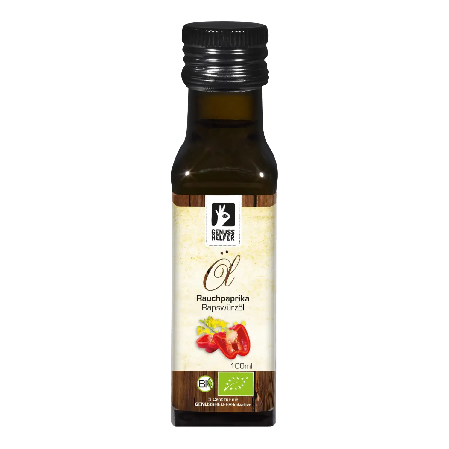 Rauchpaprika Gewürzöl BIO, kaltgepresst Rauchpaprika-Gewürzöl in einer Flasche (100 ml)