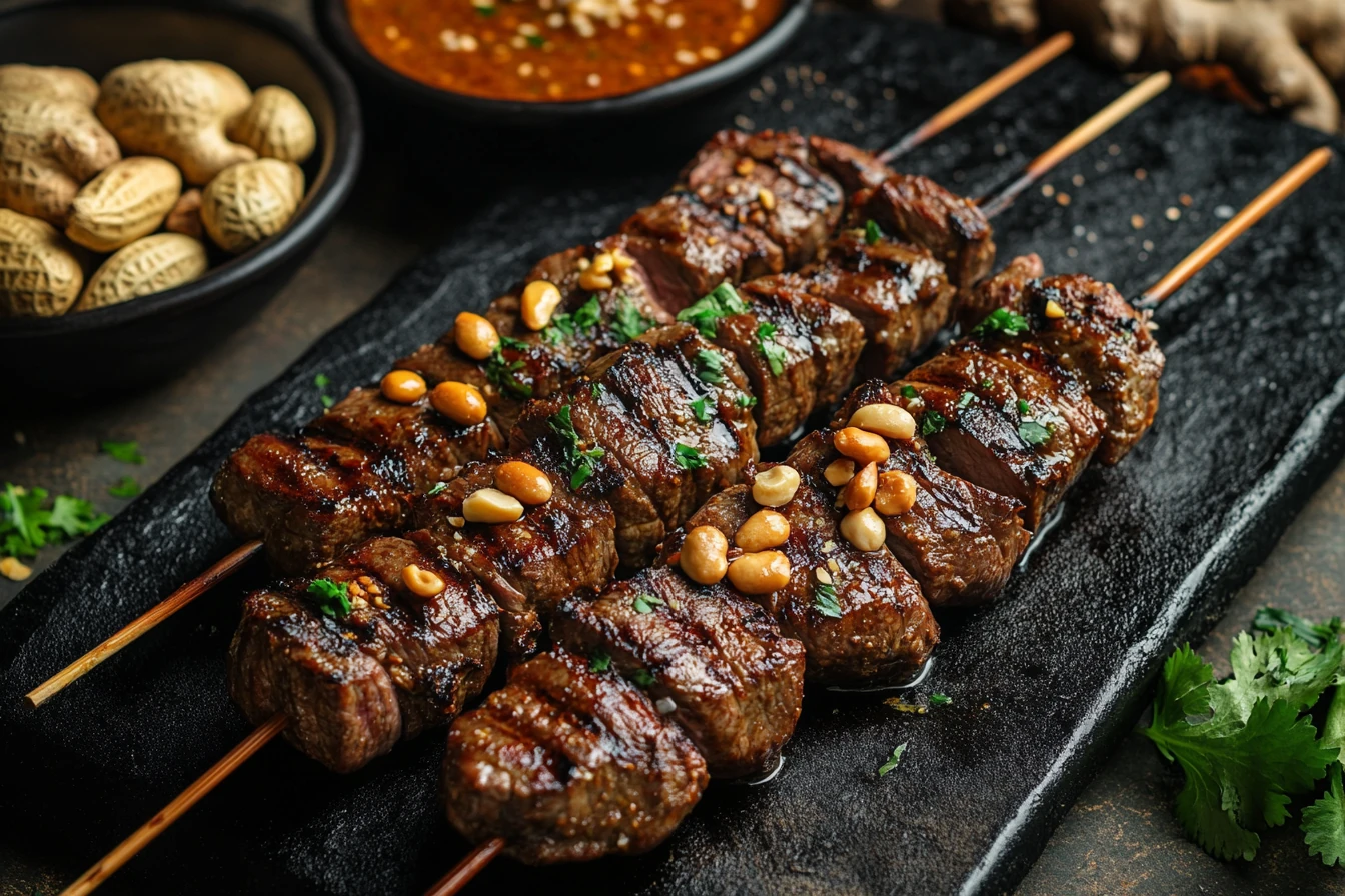 Suya - Nigerianische Grillspieße Suya - Nigerianische Grillspieße