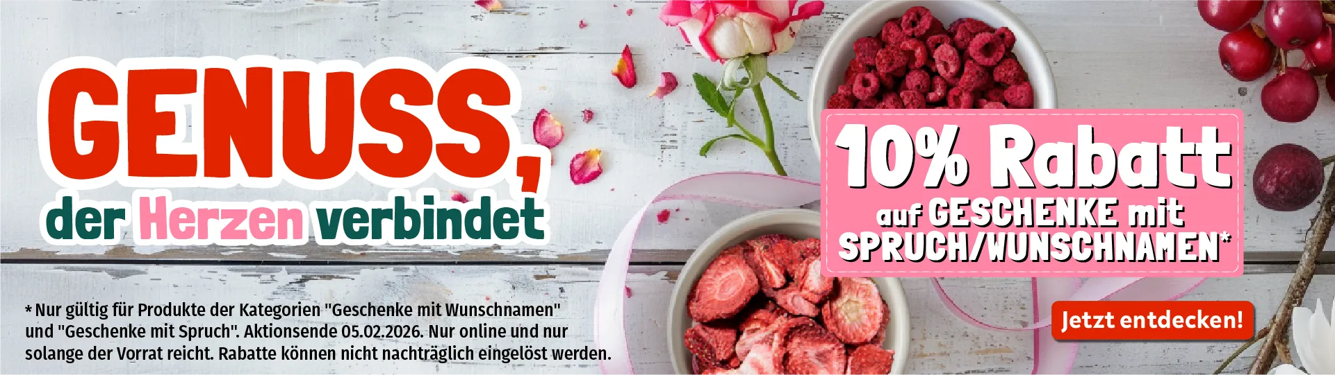 Newsletter Valentinstag Header
