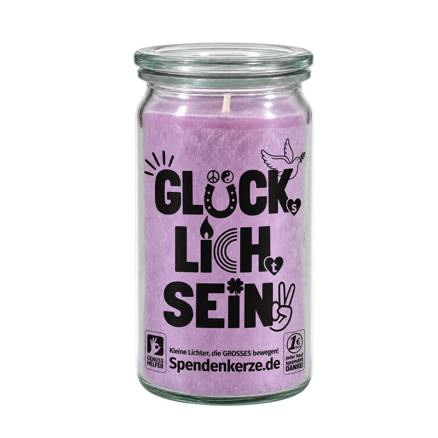 Spendenkerze Wildblumen