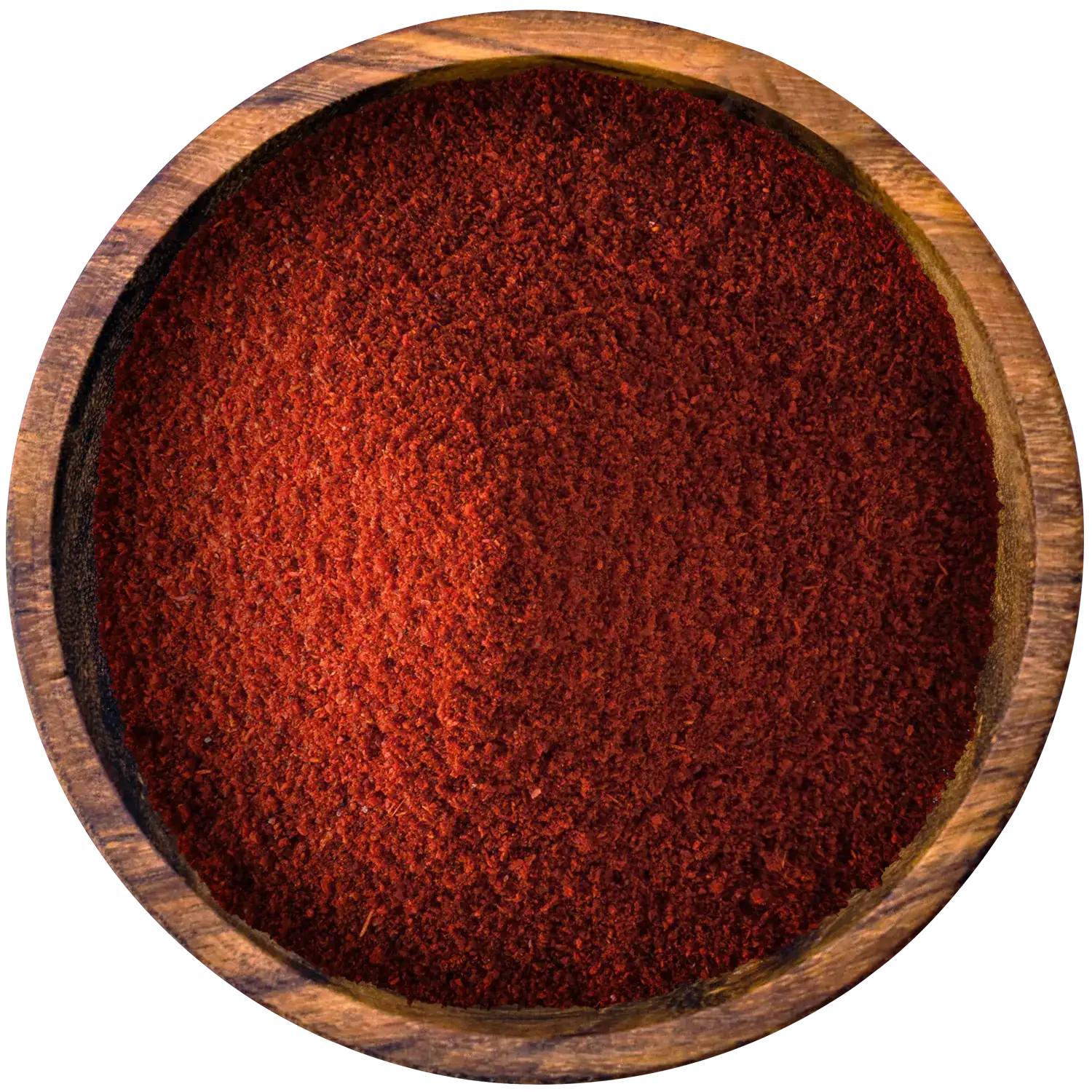 Paprika delikatess, gemahlen Vorderansicht eines Beutels mit gemahlenem Paprika Delikatess