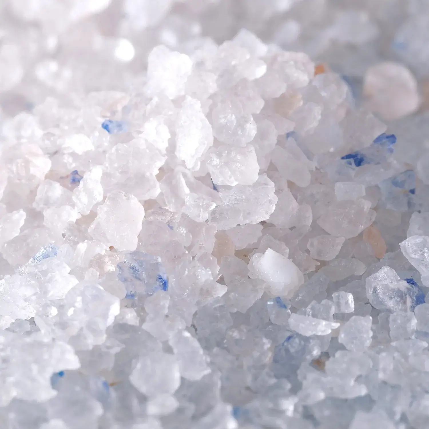 Detailansicht von grobem persischem Blausalz