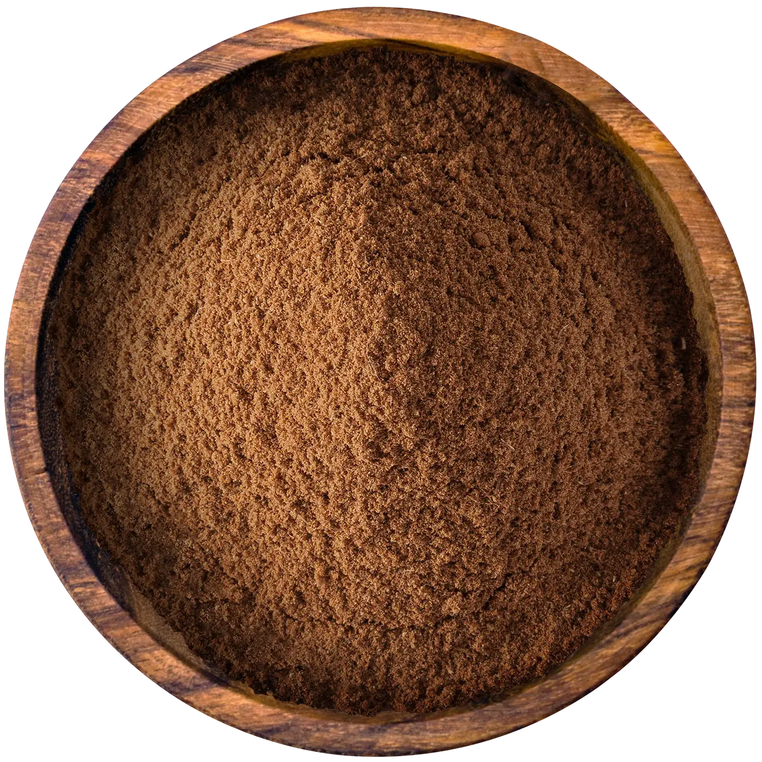 Lebkuchengewürz in einer Holzschale