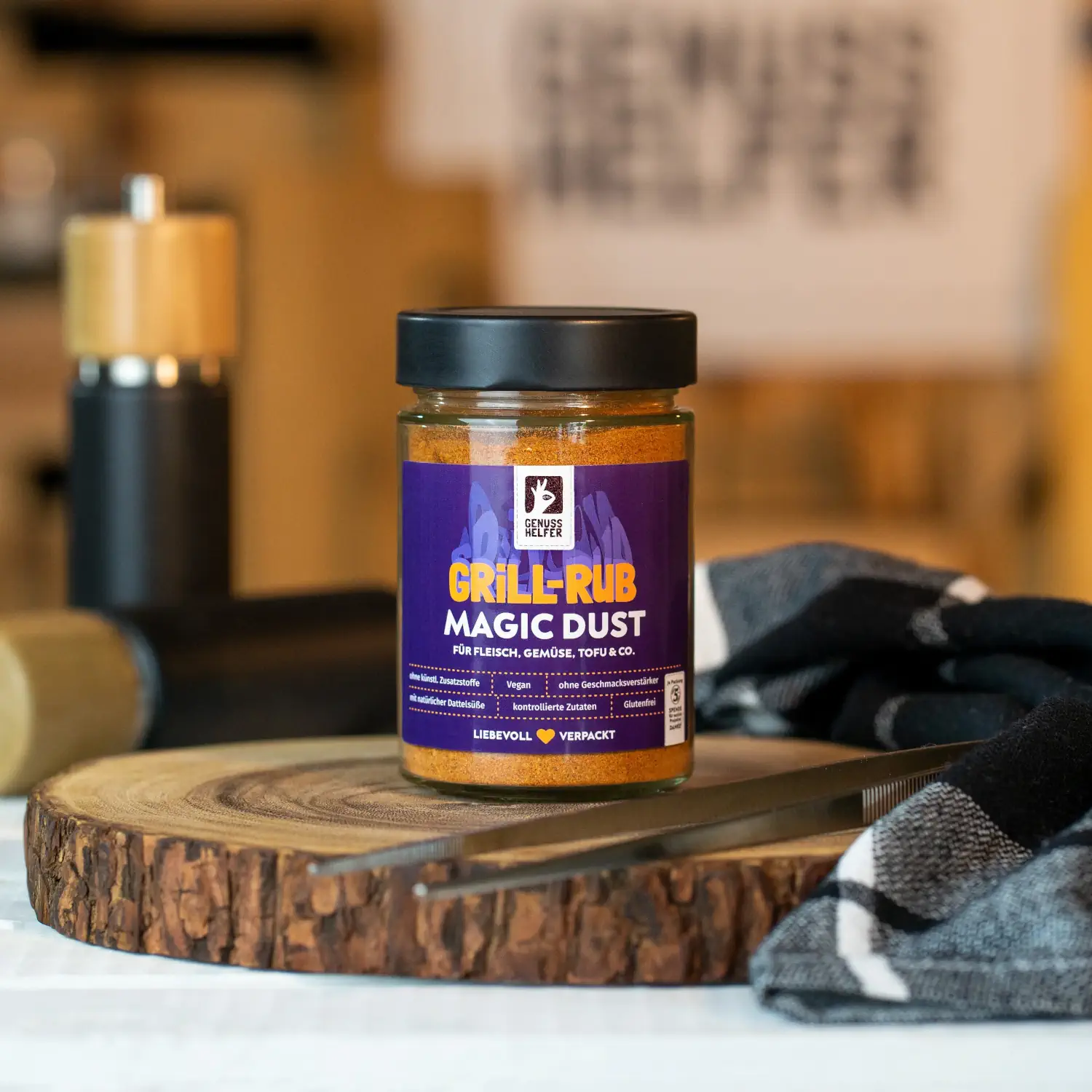 Stimmungsbild vom Grill-Rub „Magic Dust“