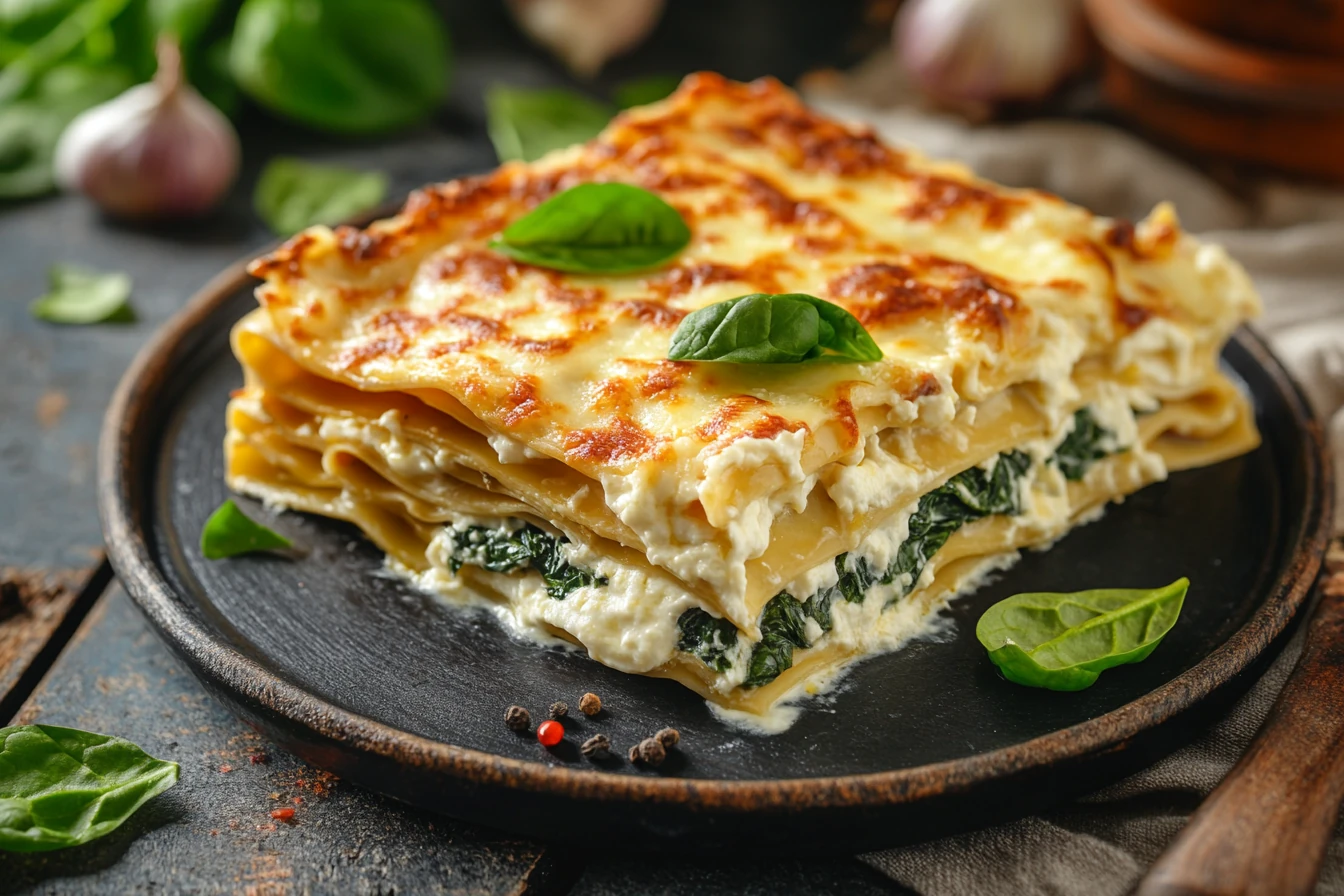 Spinatlasagne Rezept | Lasagne mit Spinat Spinatlasagne Rezept | Lasagne mit Spinat