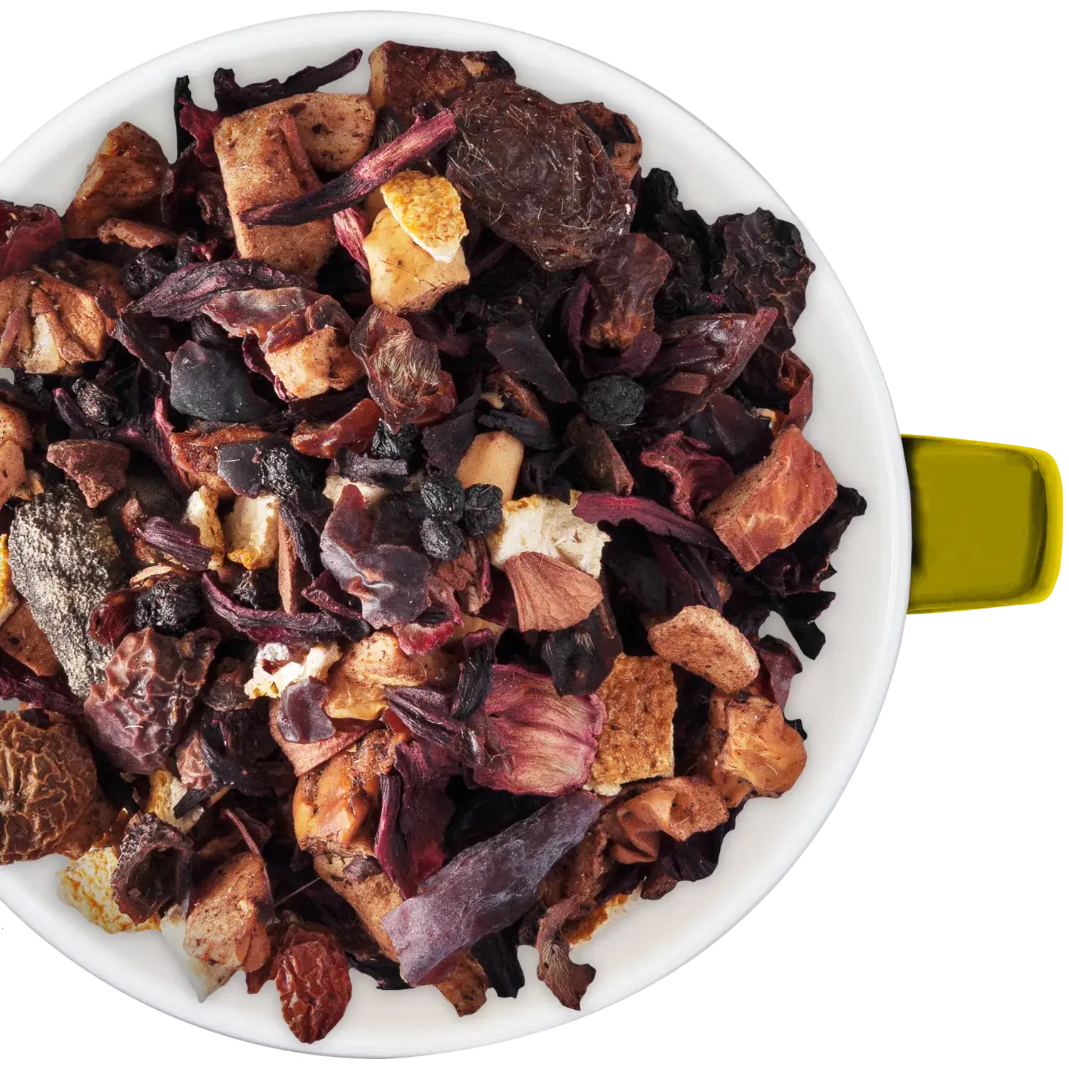 Bremer Winterfrüchtetee Vorderansicht eines Beutels mit Bremer Winterfrüchtetee