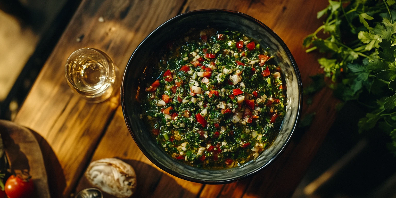 Marinade mit Chimichurri – argentinischer Gewürzmischung geschrotet