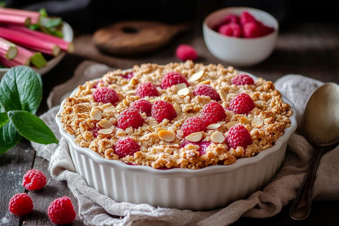 Rhabarber Crumble Rhabarber Crumble