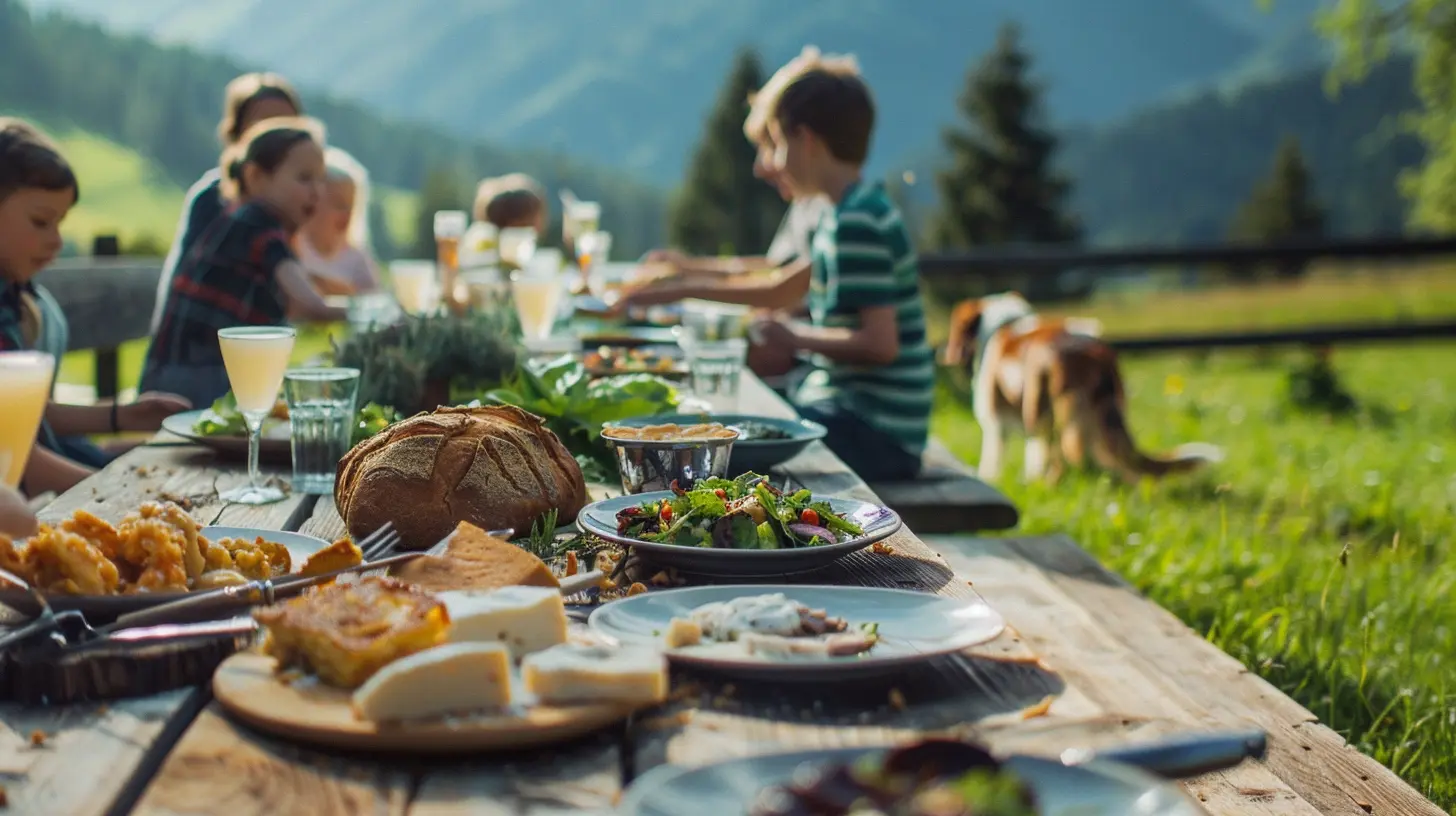 Ratgeber Länderküche Österreich Tirol Familie Familienessen Moodbild