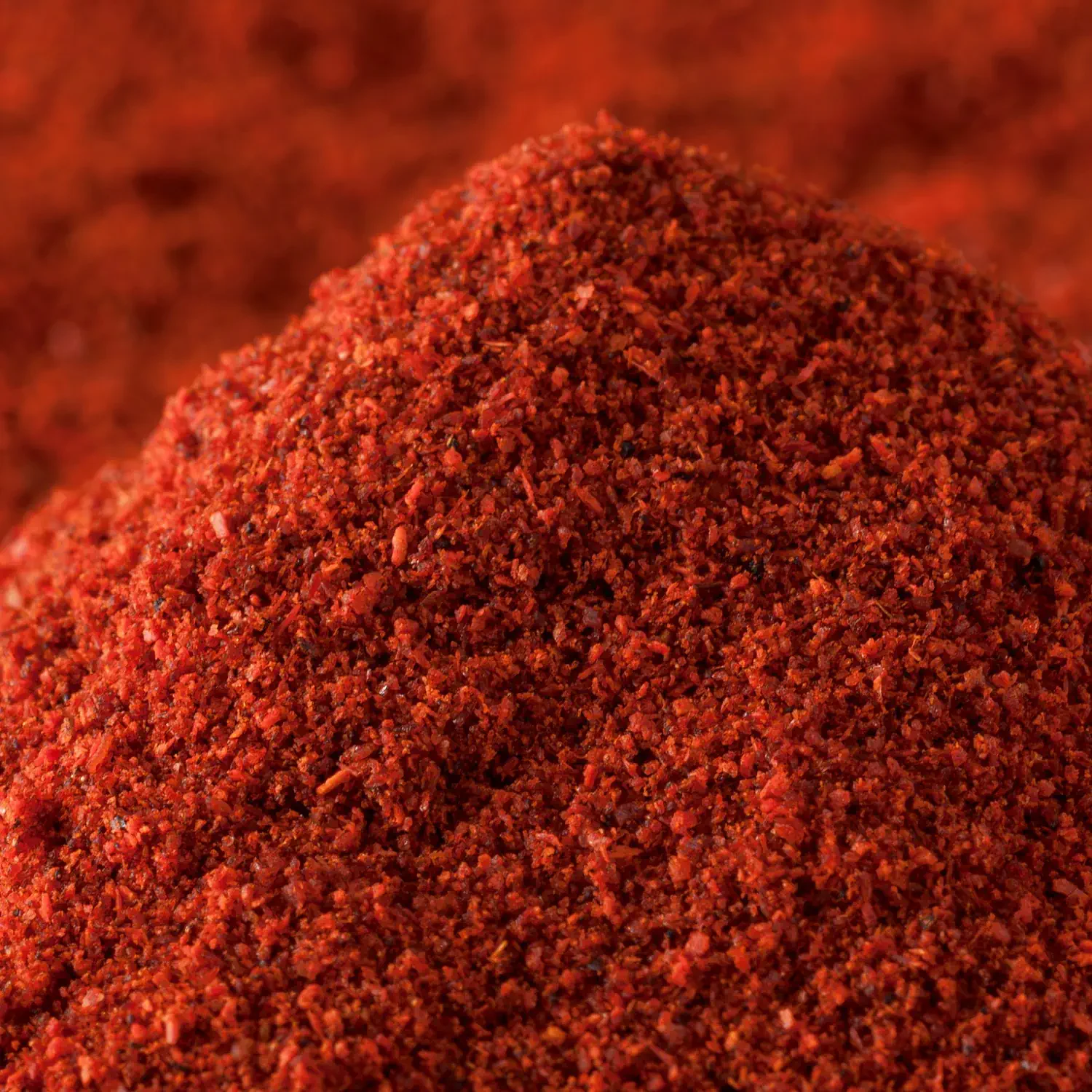 Nahaufnahme von gemahlenem Paprika Delikatess