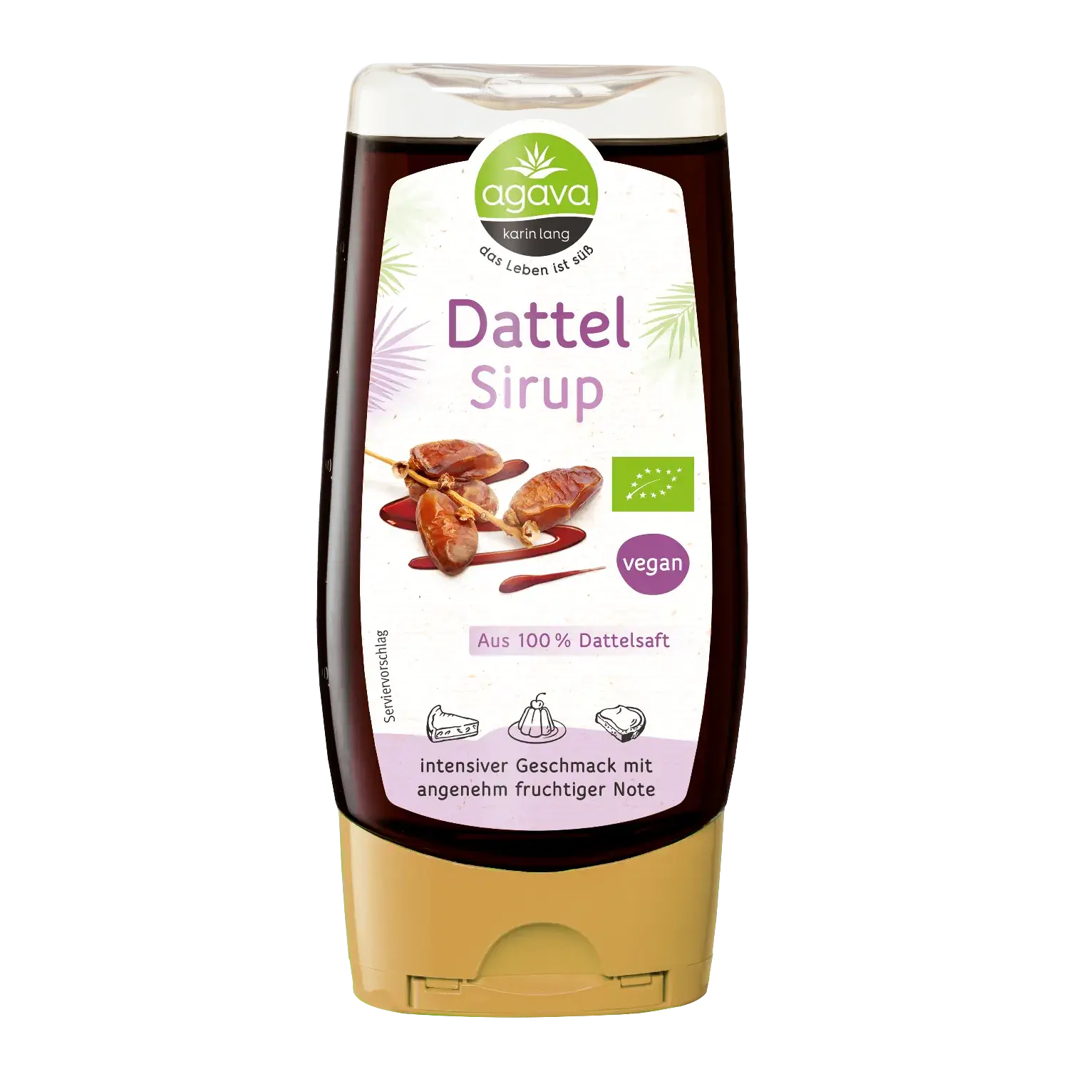 Dattelsirup BIO Flasche mit Bio-Dattelsirup