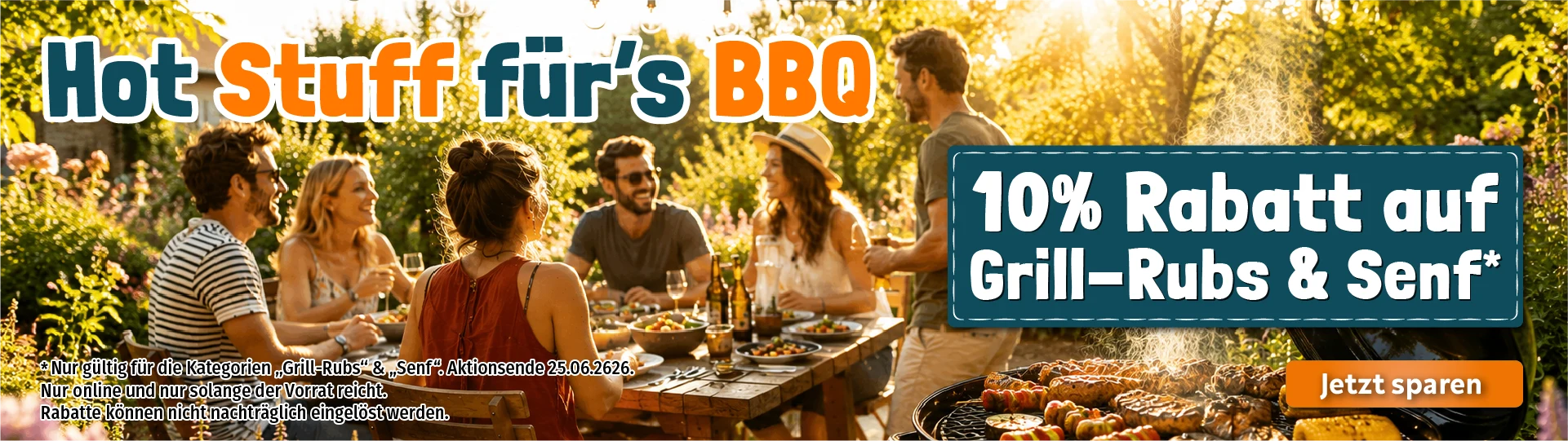 Grillen Rubs Senf Newsletter Header