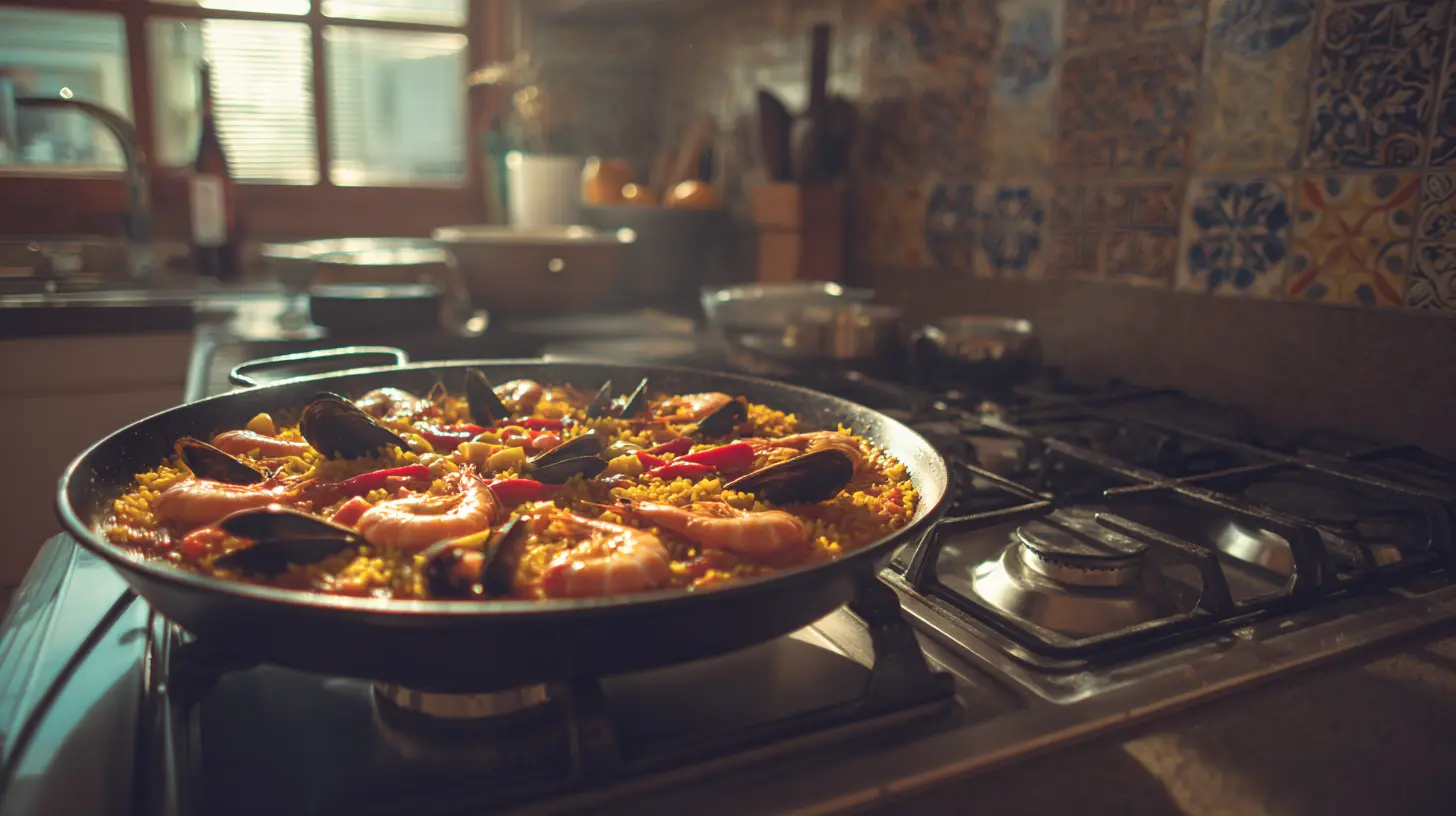 Ratgeber Länderküche Spanien Paella Moodbild