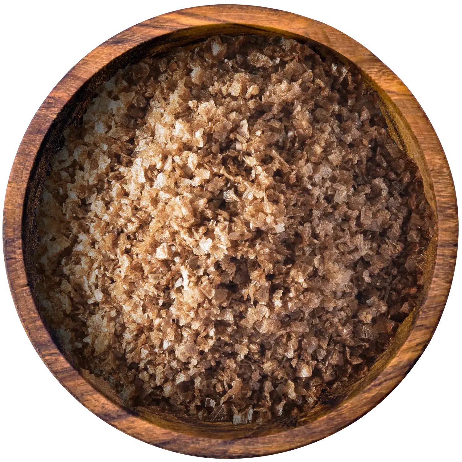 Rauchsalz „Durango Hickory Walnussholz“ in einer Holzschale