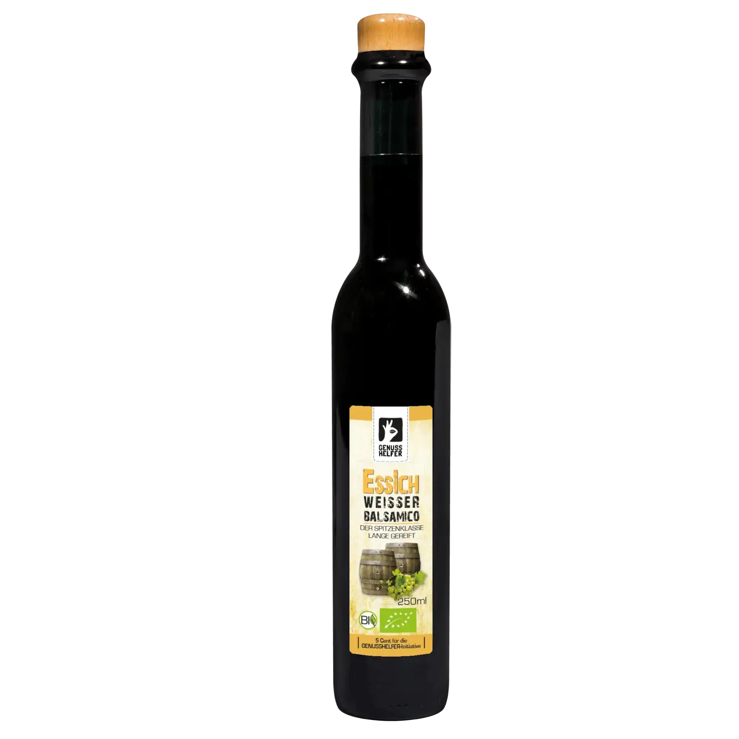 Balsamico Essig weiß BIO, EssIch Bio-Balsamico-Essig, weiß, in einer Flasche