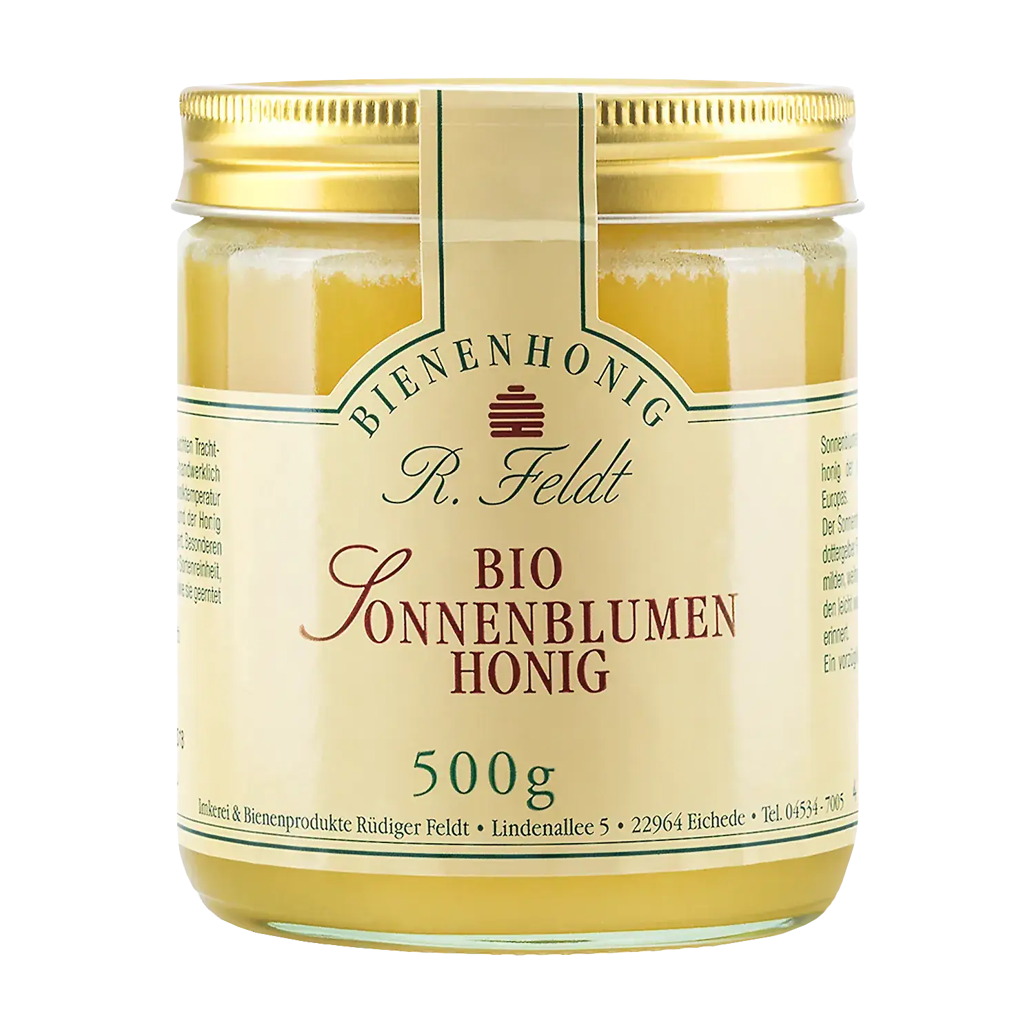 Sonnenblumenhonig BIO Sonnenblumenhonig (Bio) im Glas