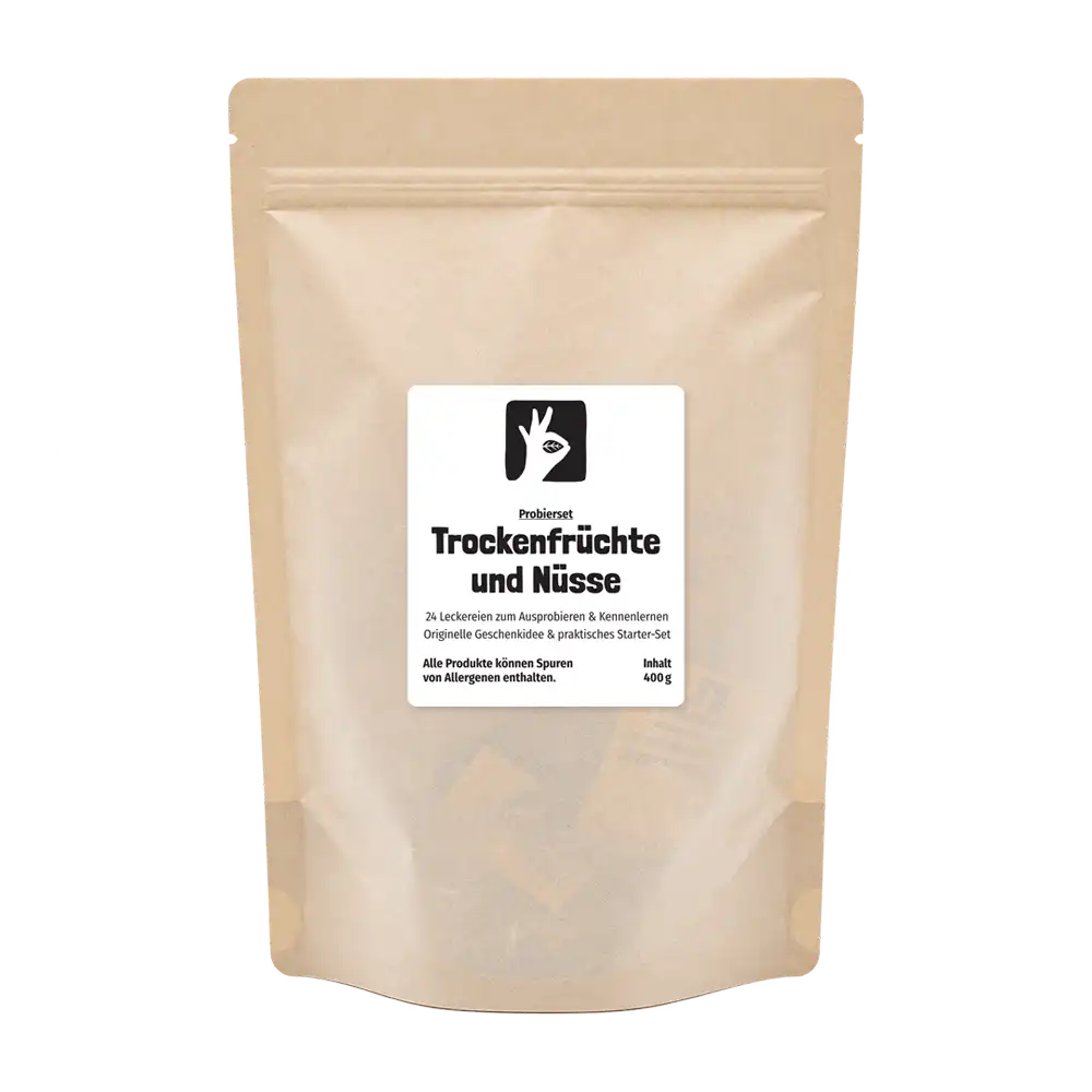 Adventskalender-Set Trockenfrüchte & Snacks, 24 Teile, zum Selbstbefüllen