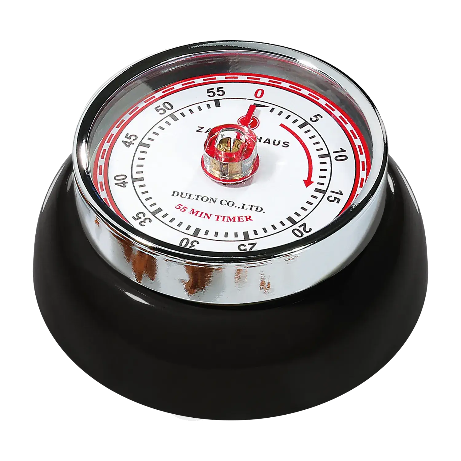 Zassenhaus Küchentimer / Eieruhr retro, schwarz Küchentimer „Retro“ von Zassenhaus in Schwarz